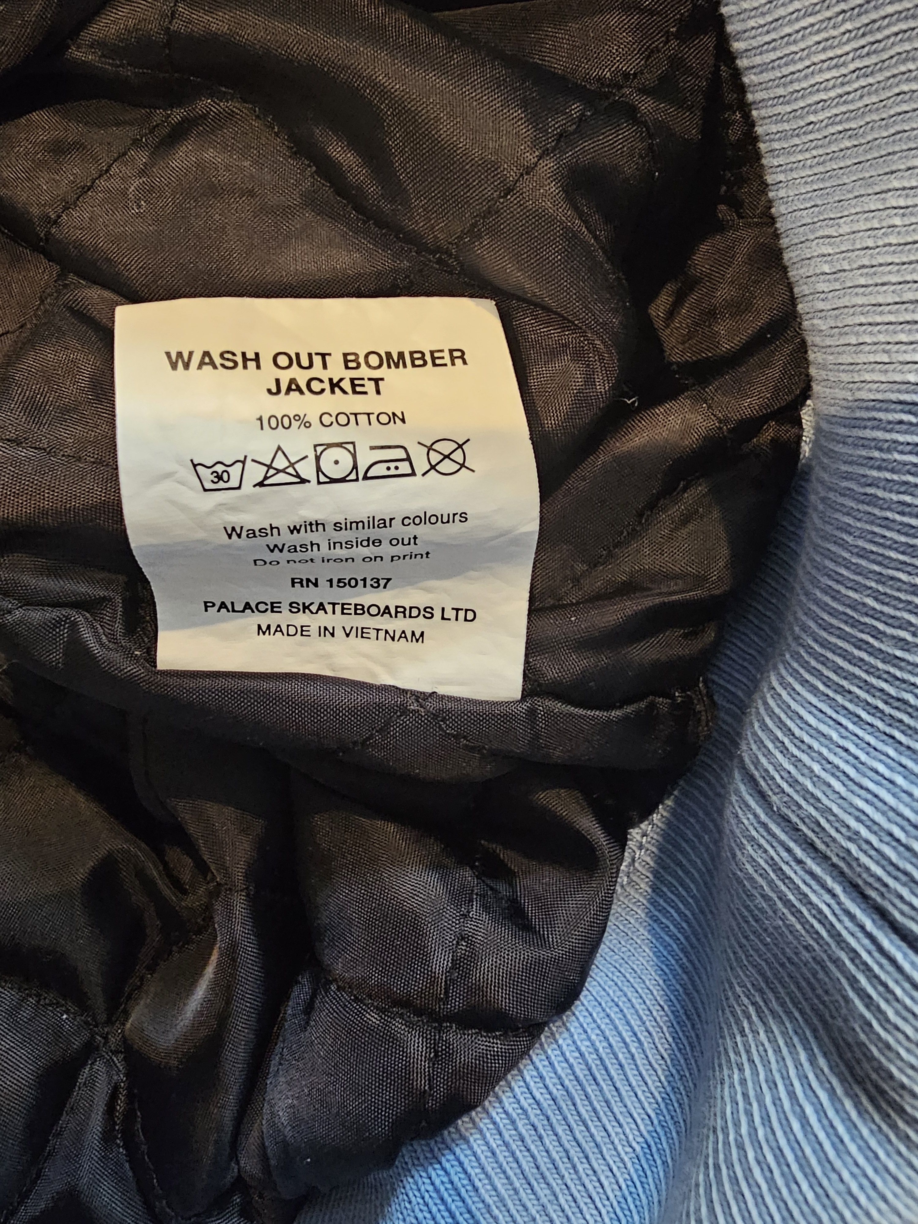 Palace Palace Washed Out Bomber Jacket - L Size US L / EU 52-54 / 3 - 3 Thumbnail