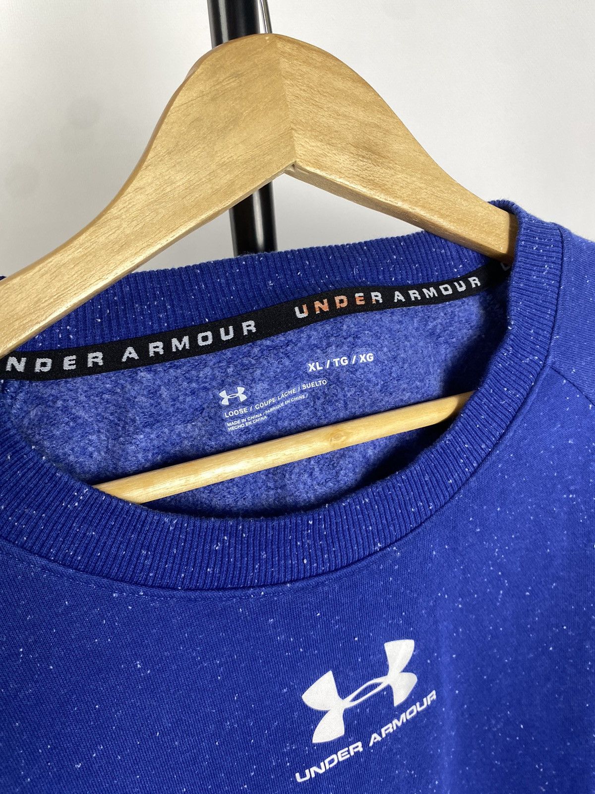 Under Armour × Vintage Vintage CRAZY baggy Under Armour Zip Sweatshirt Size US XL / EU 56 / 4 - 7 Thumbnail
