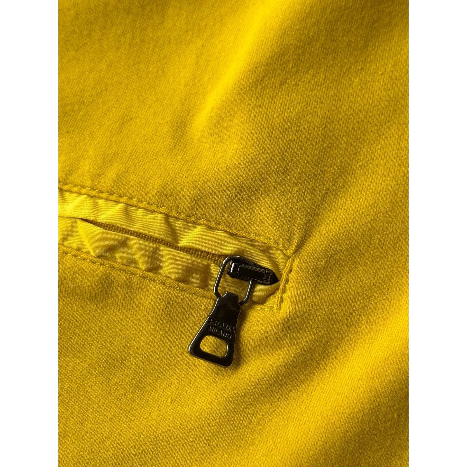 Prada Prada Long Sleeve Red Tab T-shirt Yellow Mens Size S Size US S / EU 44-46 / 1 - 9 Thumbnail