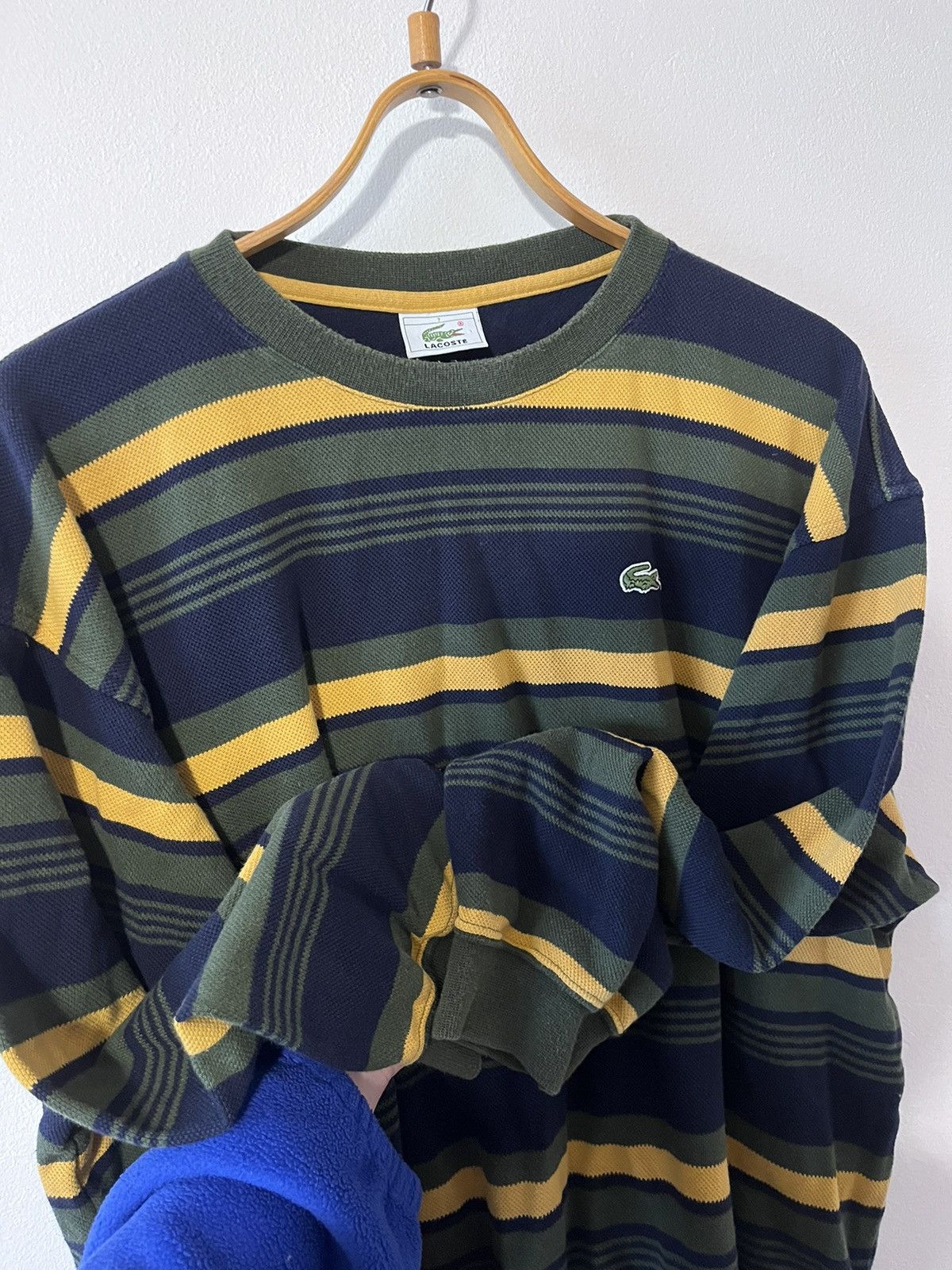 Vintage Lacoste Vintage Lacoste Size M Basic Pullover 80s Size US M / EU 48-50 / 2 - 2 Thumbnail