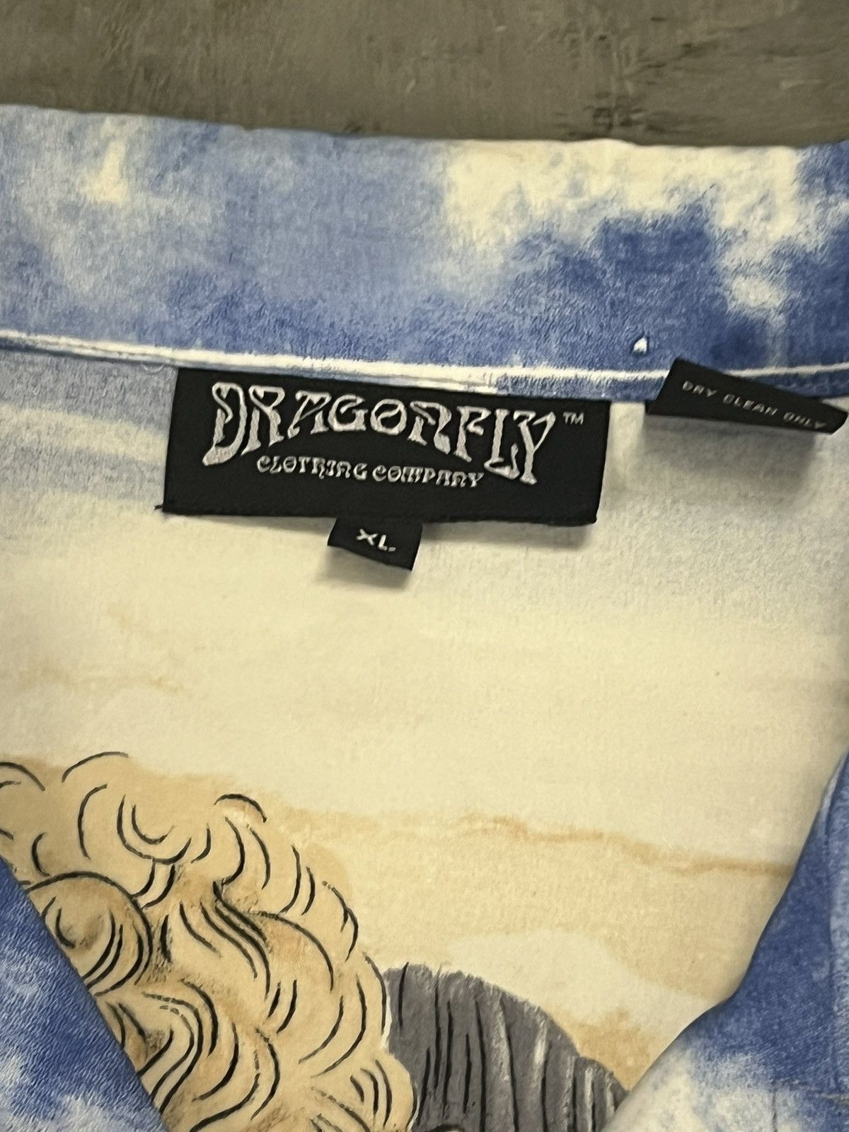 Dragonfly × Vintage 90s Dragonfly biker button up shirt Size US XL / EU 56 / 4 - 8 Thumbnail
