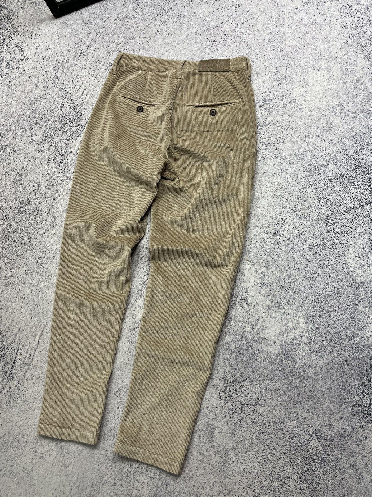 Designer × Jacob Cohen Jacob Cohen Women’s Corduroy Beige Luxury Hand Made Pants Size 25" / US 0 / IT 36 - 3 Thumbnail