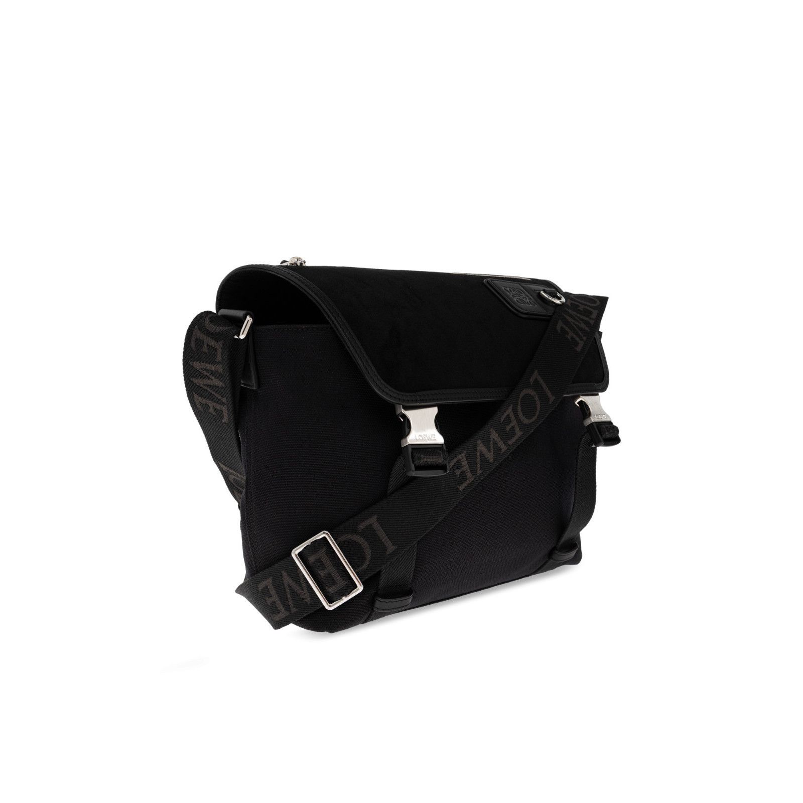 Loewe LOEWE Flex Medium $2250 Black Canvas/Suede Messenger Bag New Size ONE SIZE - 3 Thumbnail