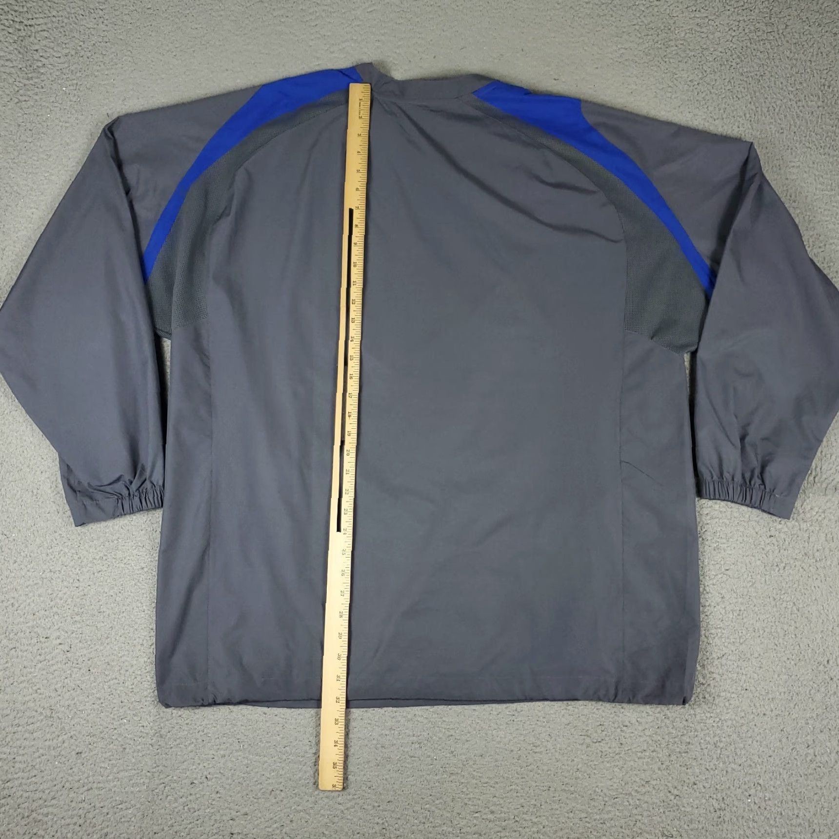 Nike Nike Shirt Mens XL Gray Blue Pullover Windbreaker Storm Fit Lightweight Jacket Size US XL / EU 56 / 4 - 4 Thumbnail