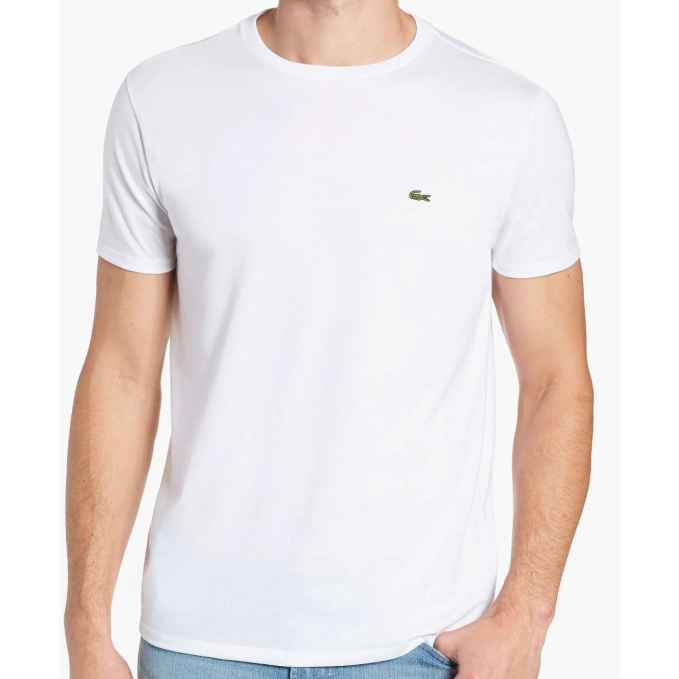 Lacoste Lacoste Men's Jersey Pima Regular Fit Crewneck T-Shirt XL Size US XL / EU 56 / 4 - 1 Thumbnail