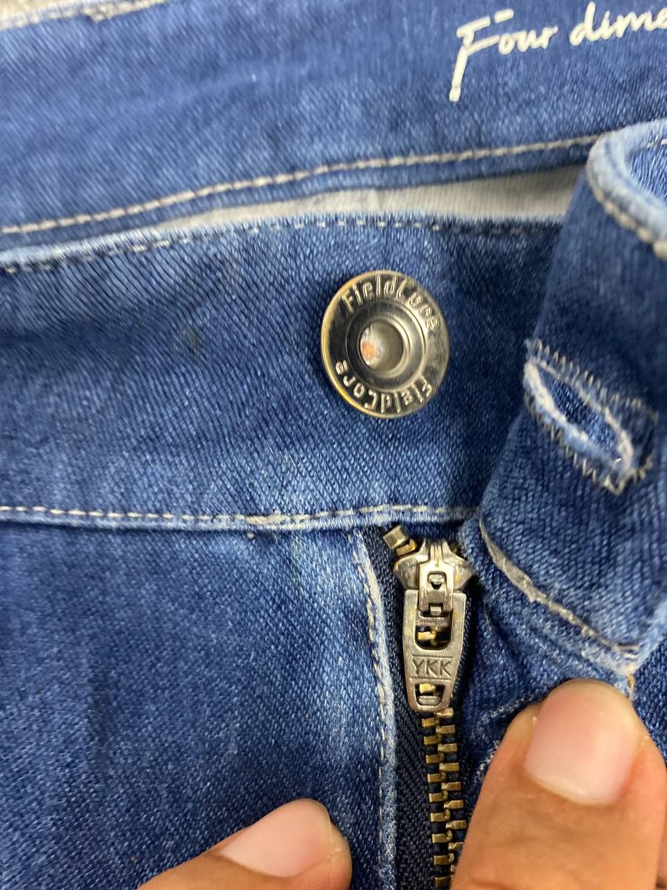 Japanese Brand fieldcore cargo aerolight distressed denim Size US 34 / EU 50 - 11 Thumbnail