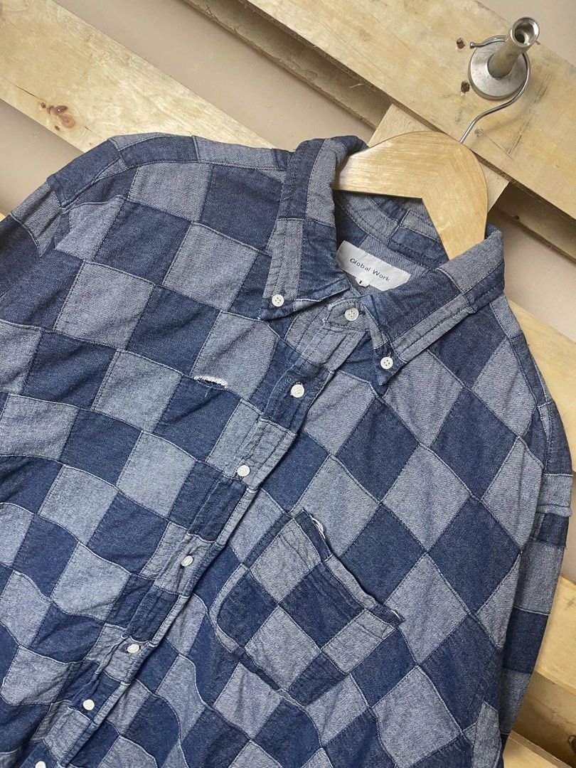 If Six Was Nine Not If Six Was Nine / kapital Global Work patches denim Size US L / EU 52-54 / 3 - 2 Thumbnail