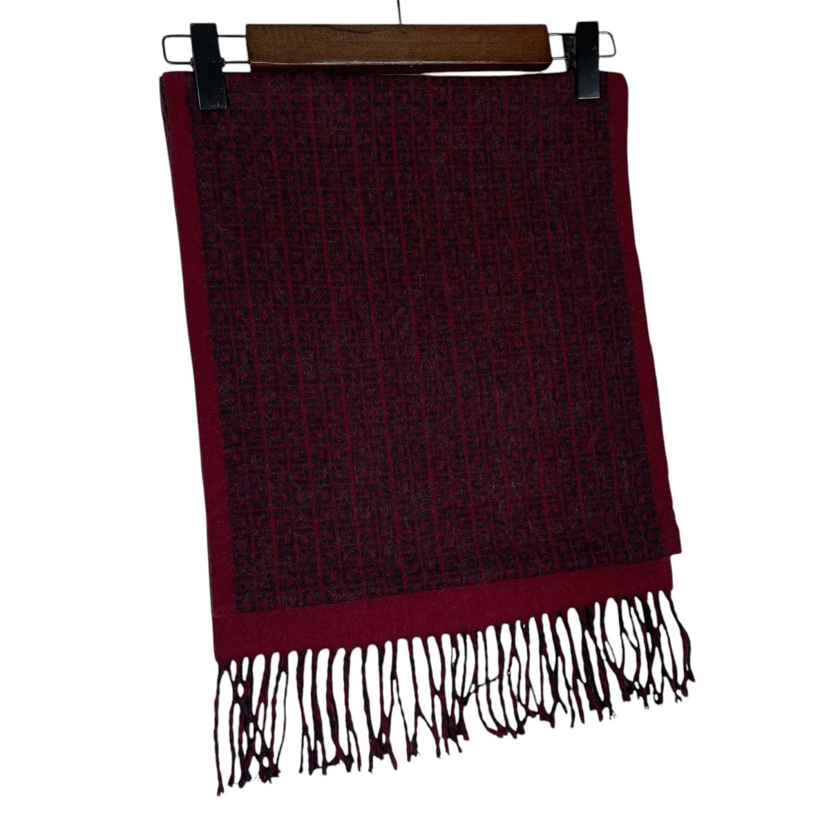 Givenchy × Vintage Vintage Givenchy Japan Cashmere Scarf Muffler Size ONE SIZE - 9 Thumbnail