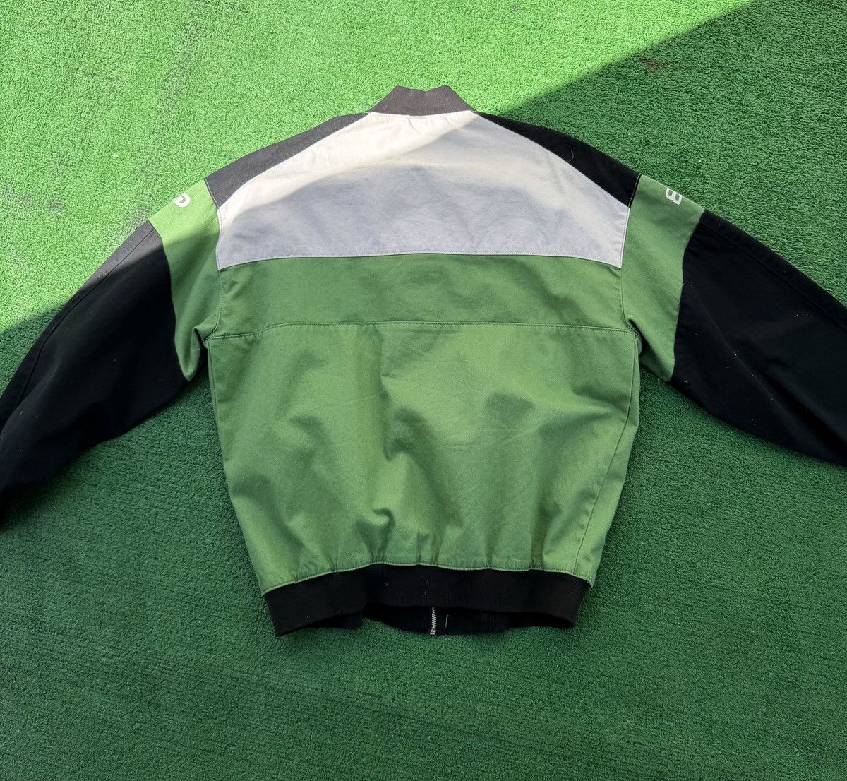 Bershka Bershka Denim Motocross Jacket Black Green Size M Rare Size US M / EU 48-50 / 2 - 10 Thumbnail