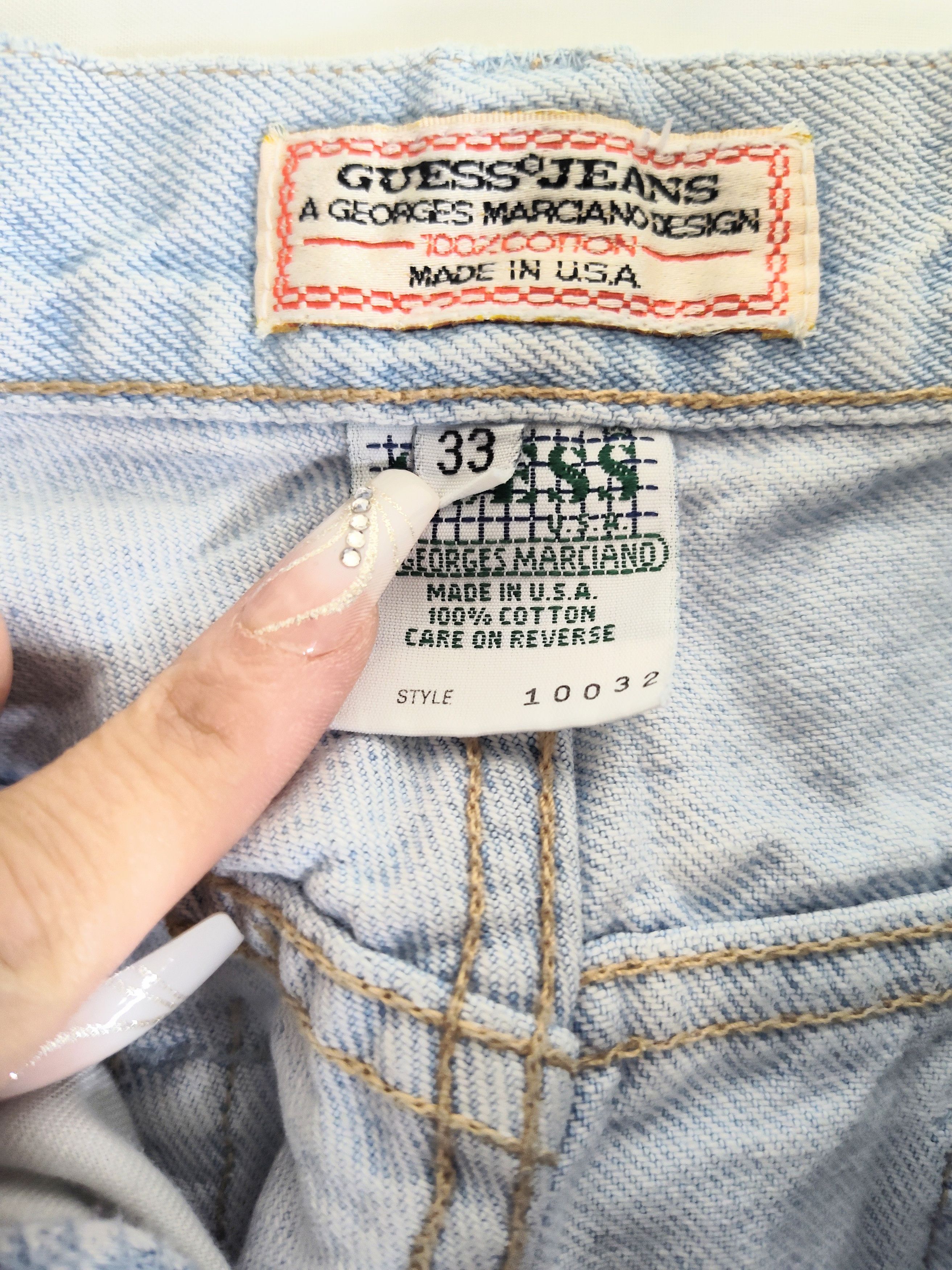 Georges Marciano Vintage Georges Marcino Guess Jeans Size US 33 - 1 Thumbnail