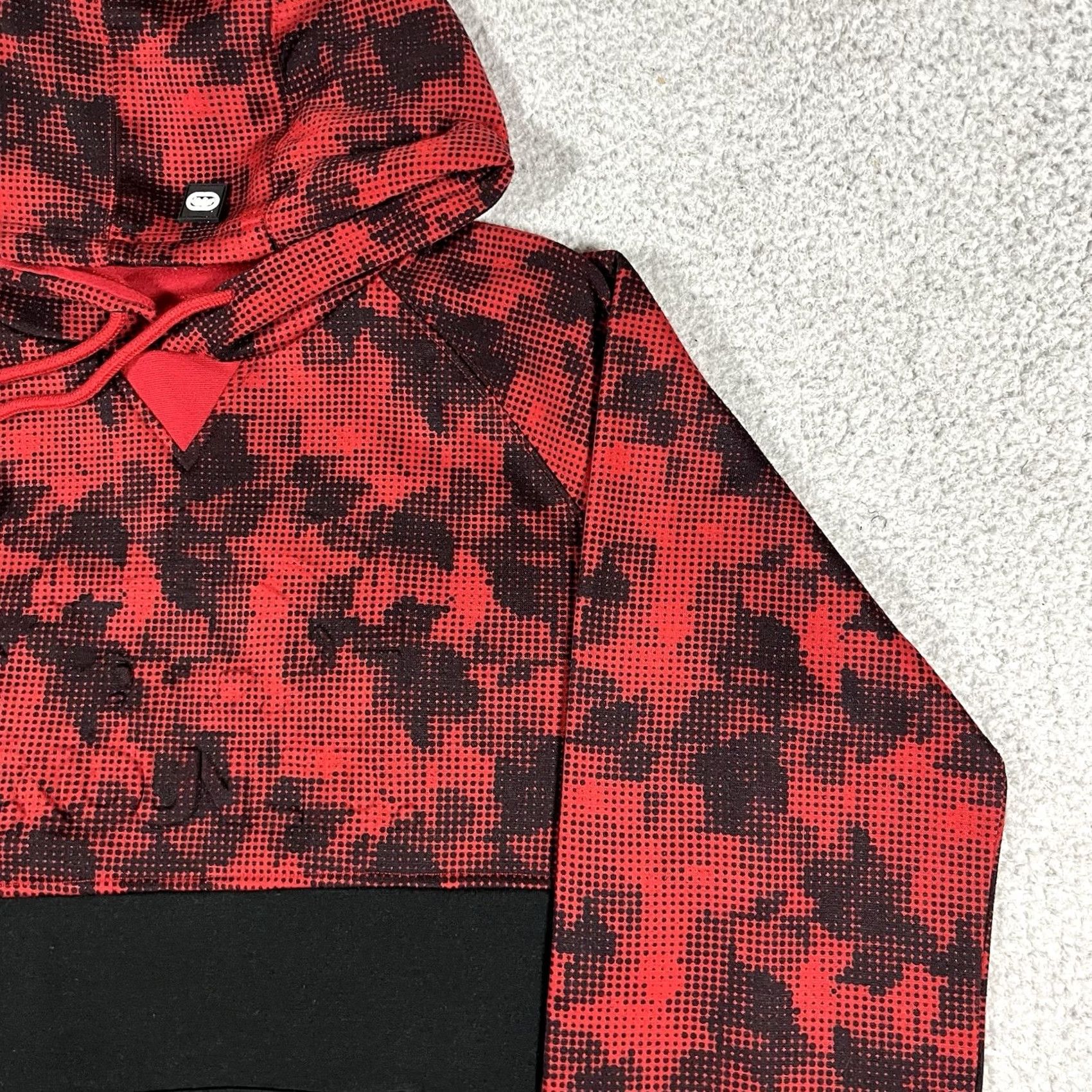 Ecko Unltd. VINTAGE ECKO UNLTD Hoodie Mens M Red Camo Logo Grunge Y2K Sweatshirt Pullover Baggy Pockets Hooded Rhim Rhino? Size US M / EU 48-50 / 2 - 7 Thumbnail