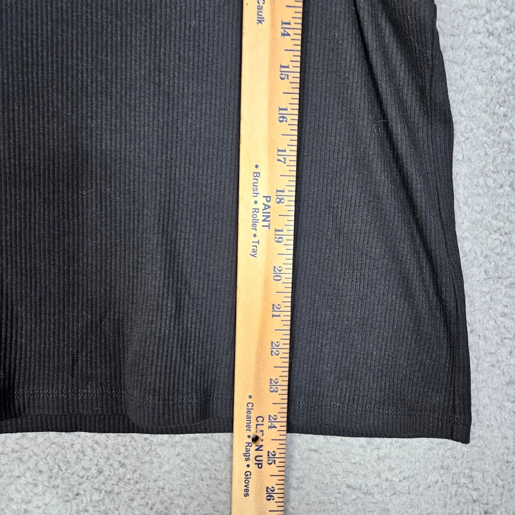J.Crew J.CREW Women's Black Ribbed Round Neck Short Sleeve Top 3X T-Shirt Black Womens Plus Size 3X Size XXL / US 16-18 / IT 52-54 - 4 Thumbnail