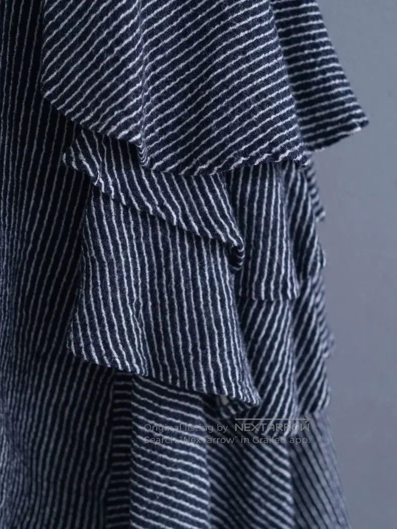 Comme des Garcons Comme Des Garcons size XS Striped Lace Wool Skirt Size 23" - 5 Thumbnail