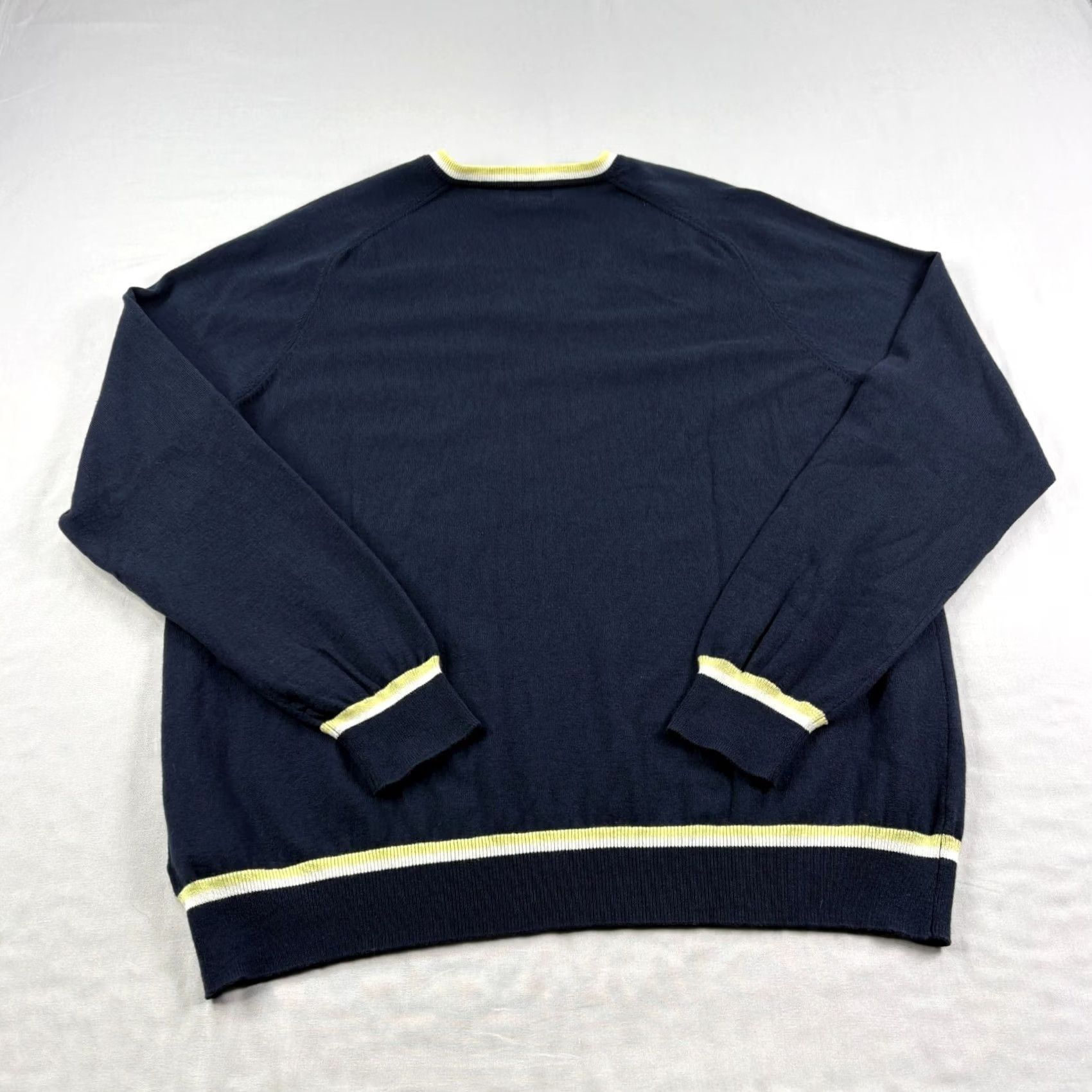 Brooks Brothers Brooks Brothers Sweater Mens XL Blue V-Neck Pullover Stretch Preppy Tennis Casual Regular Shirt Size US XL / EU 56 / 4 - 6 Thumbnail