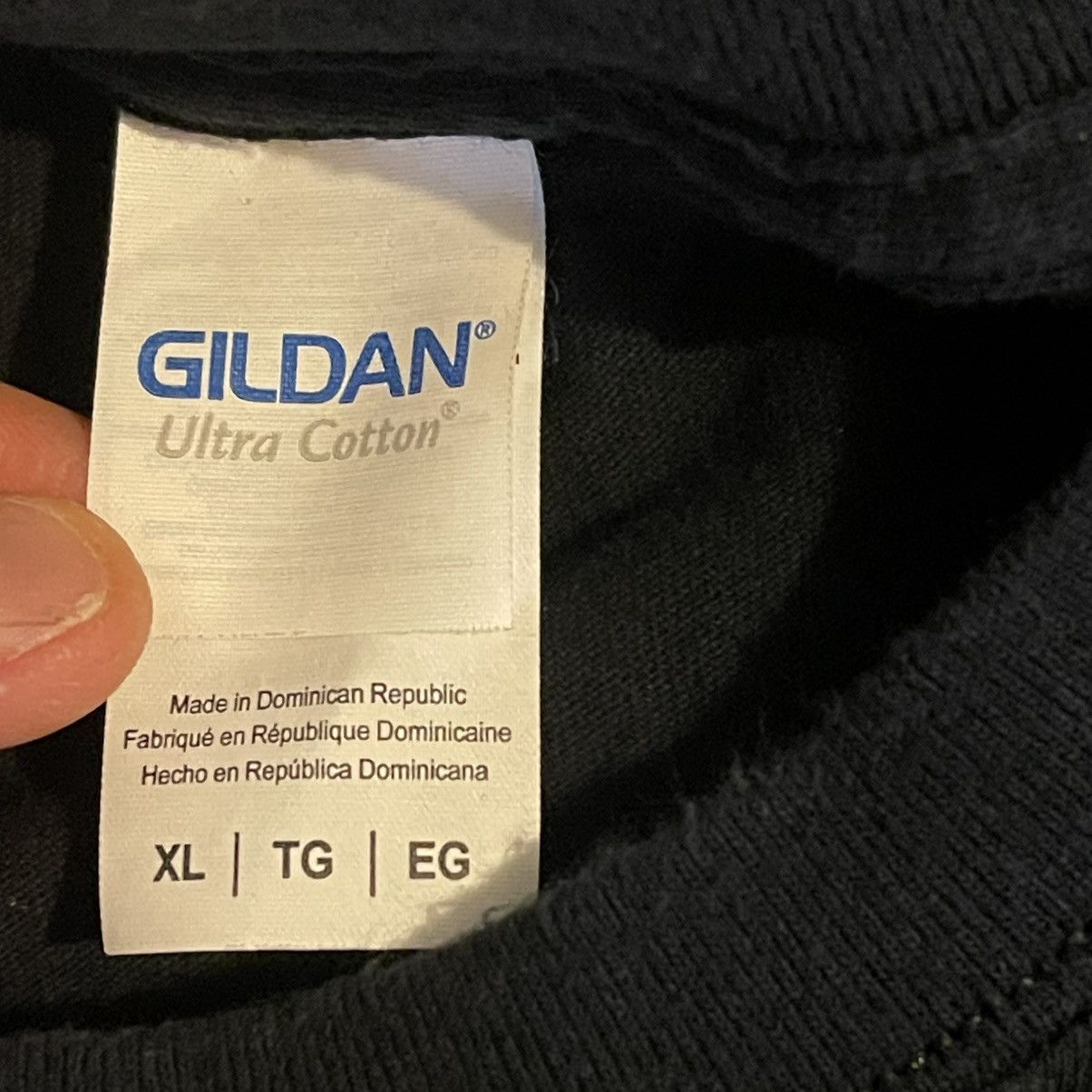 Gildan Vintage Shirt Men XL Black Streetwear Workout Gym Tee Size US XL / EU 56 / 4 - 3 Thumbnail