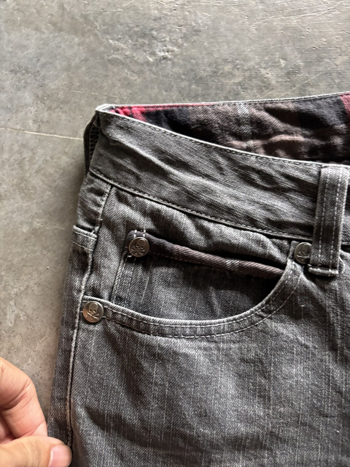 If Six Was Nine JACK SERIKA poem union jack japanese punk whiskered wash Size US 30 / EU 46 - 9 Thumbnail