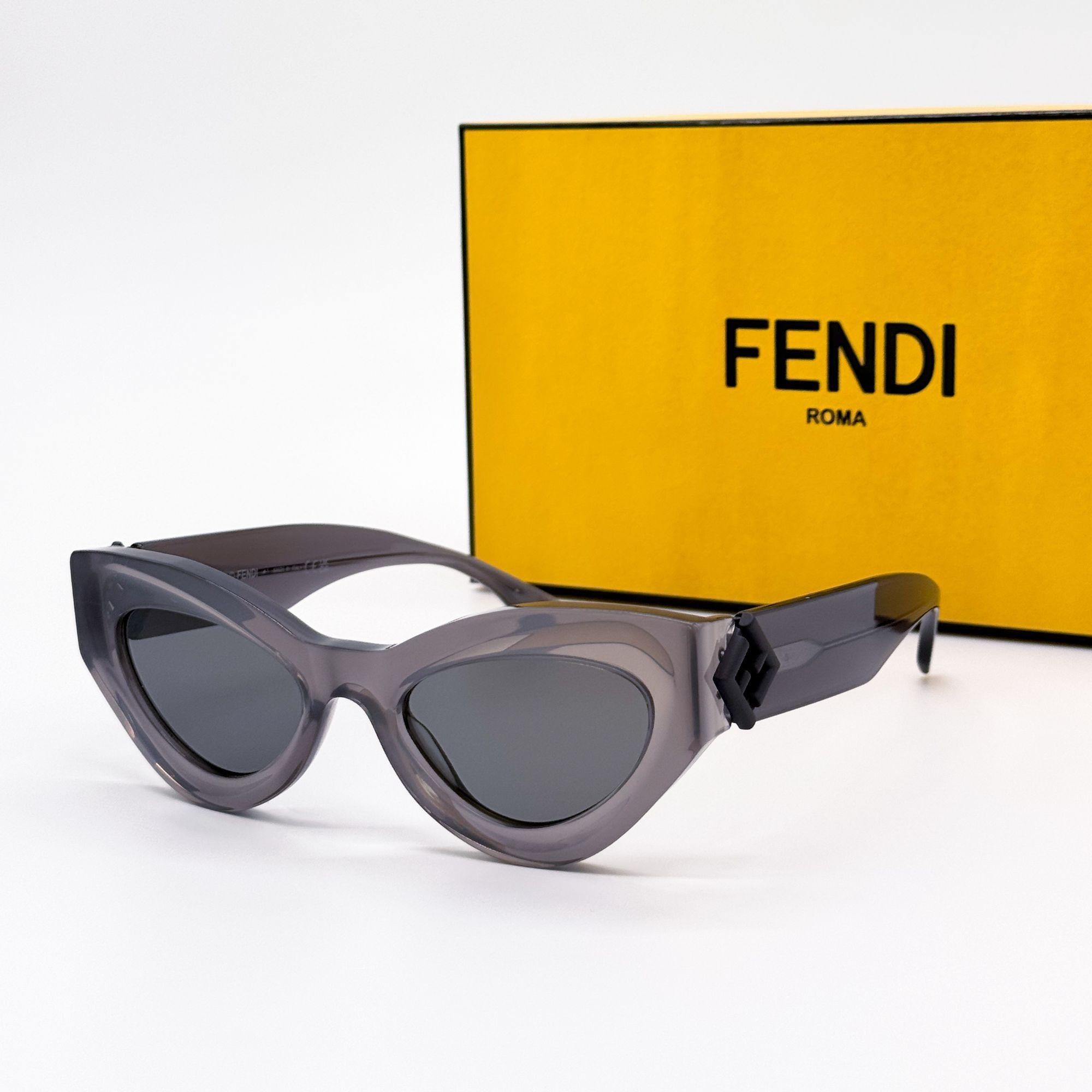 Fendi NEW FENDI SUNGLASSES FE40146I 20A GRAY WOMEN EYEWEAR FENDI Size ONE SIZE - 1 Thumbnail