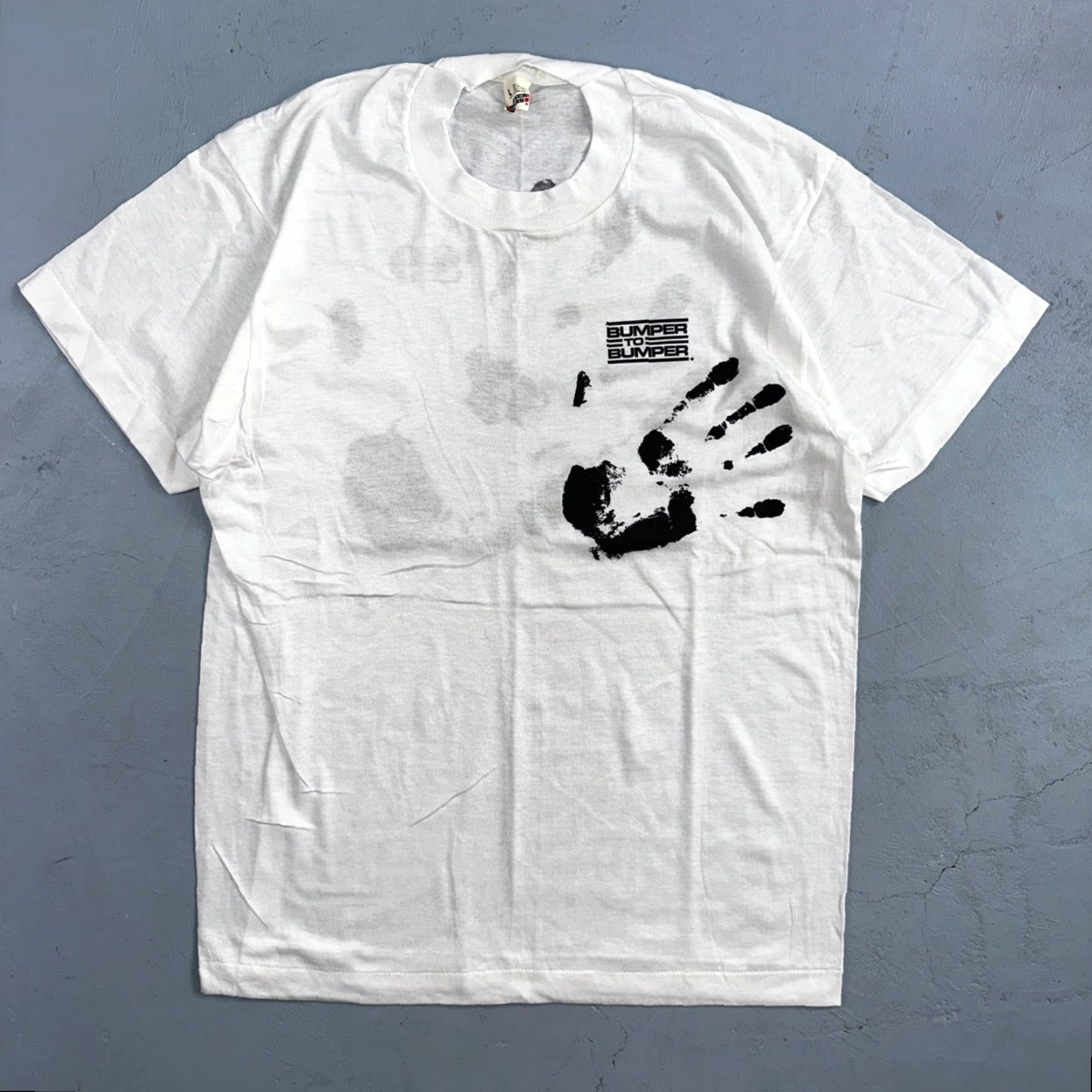 Vintage VINTAGE Screen Stars T-Shirt White Crew Neck Short Sleeve L Men Size US L / EU 52-54 / 3 - 2 Thumbnail