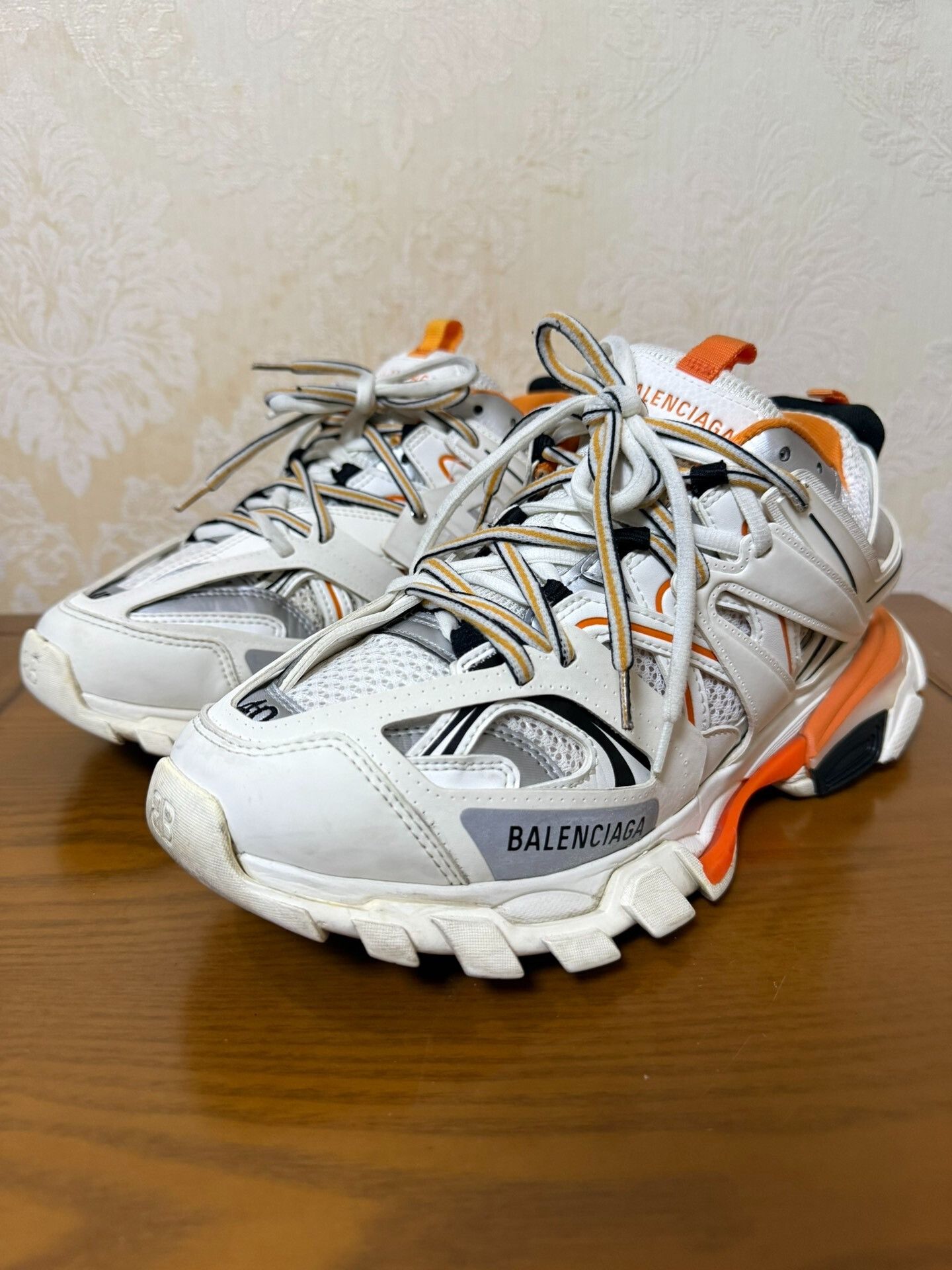 Balenciaga Balenciaga Track White Orange Size 40 Size US 7 / EU 40 - 1 Thumbnail