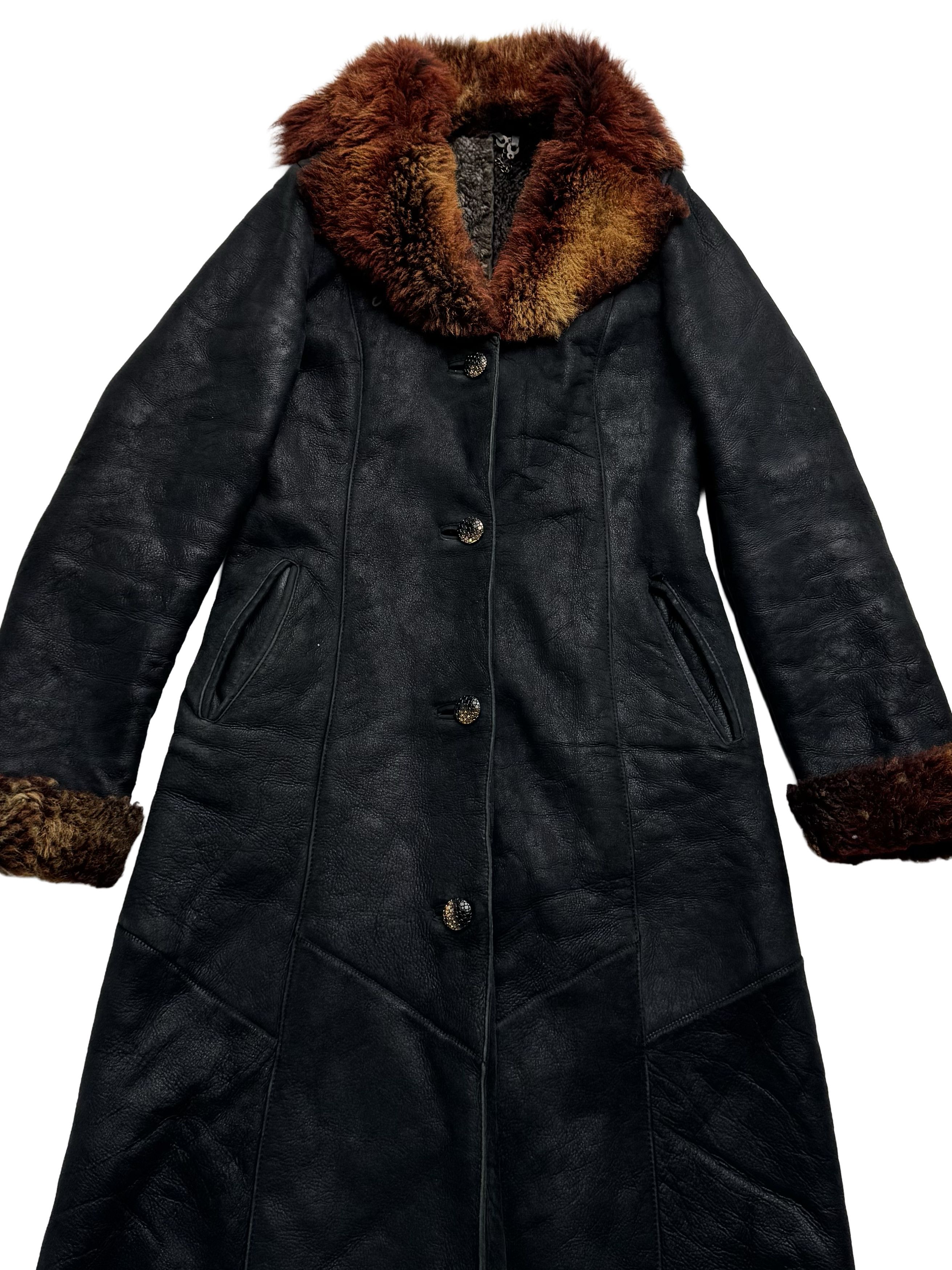 Vintage Vintage Real Sheepskin Coat Size XS / US 0-2 / IT 36-38 - 6 Thumbnail