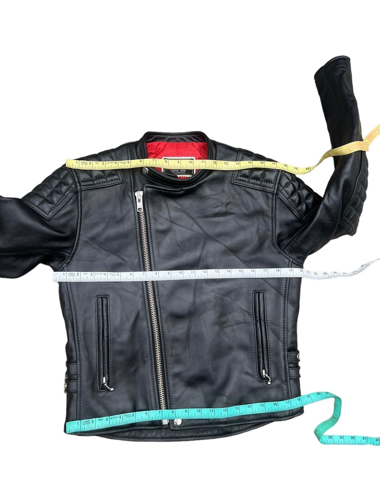 Japanese Brand KADOYA Made in Japan Asymmetrical Black Leather Biker Jacket Size US S / EU 44-46 / 1 - 3 Thumbnail