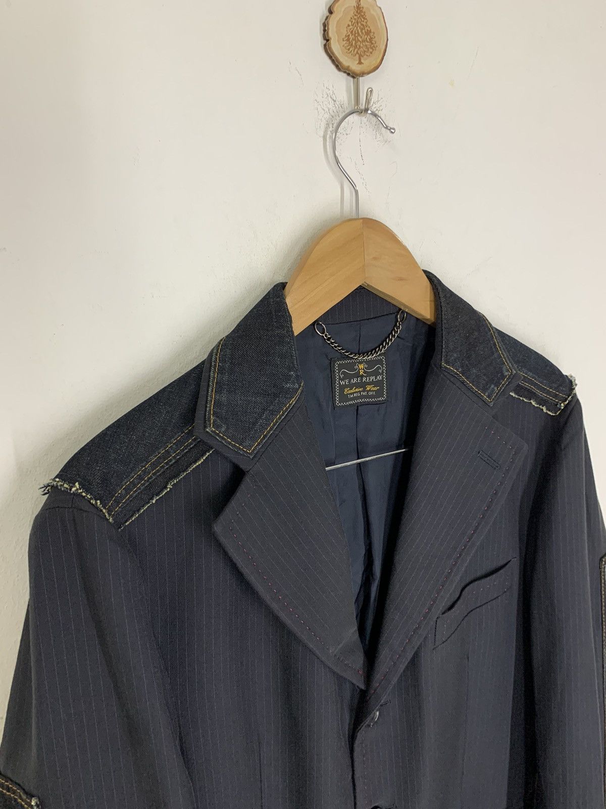 Replay We Are Replay Reconstructed Blazer Denim Size US M / EU 48-50 / 2 - 3 Thumbnail