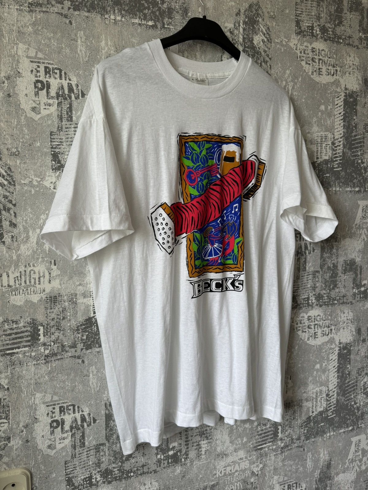 Vintage Screen Stars T-Shirt Vintage Size US XL / EU 56 / 4 - 4 Thumbnail