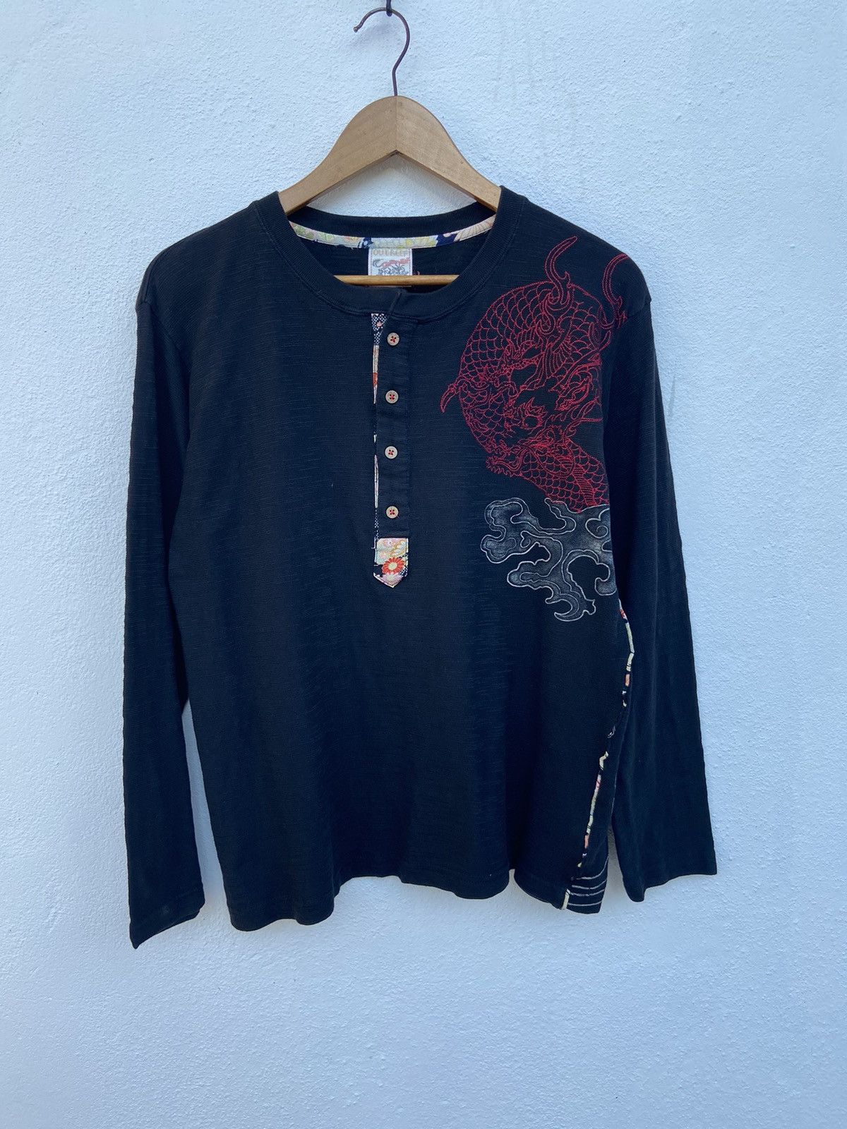 If Six Was Nine Fish koi Sukajan t shirt Dragon tees Size US M / EU 48-50 / 2 - 7 Thumbnail