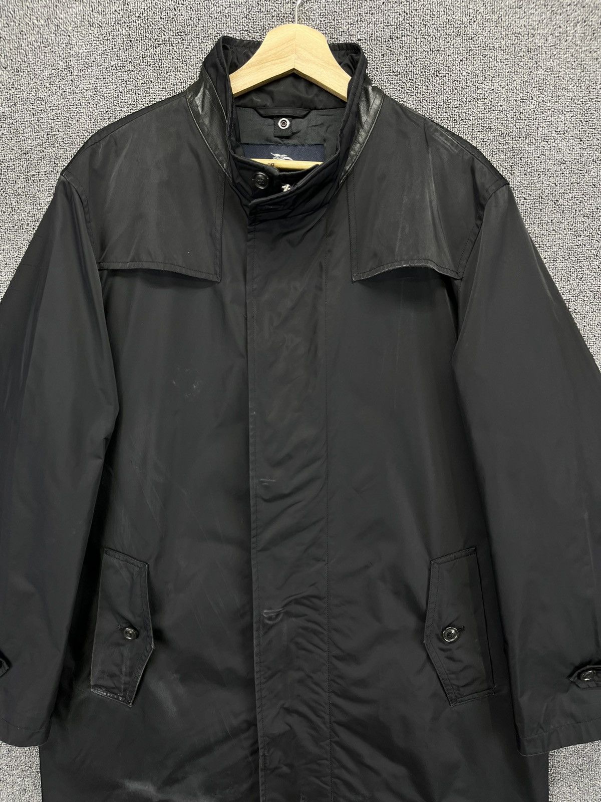 Burberry Vintage Burberry London Trashed Long Jacket Size US L / EU 52-54 / 3 - 3 Thumbnail