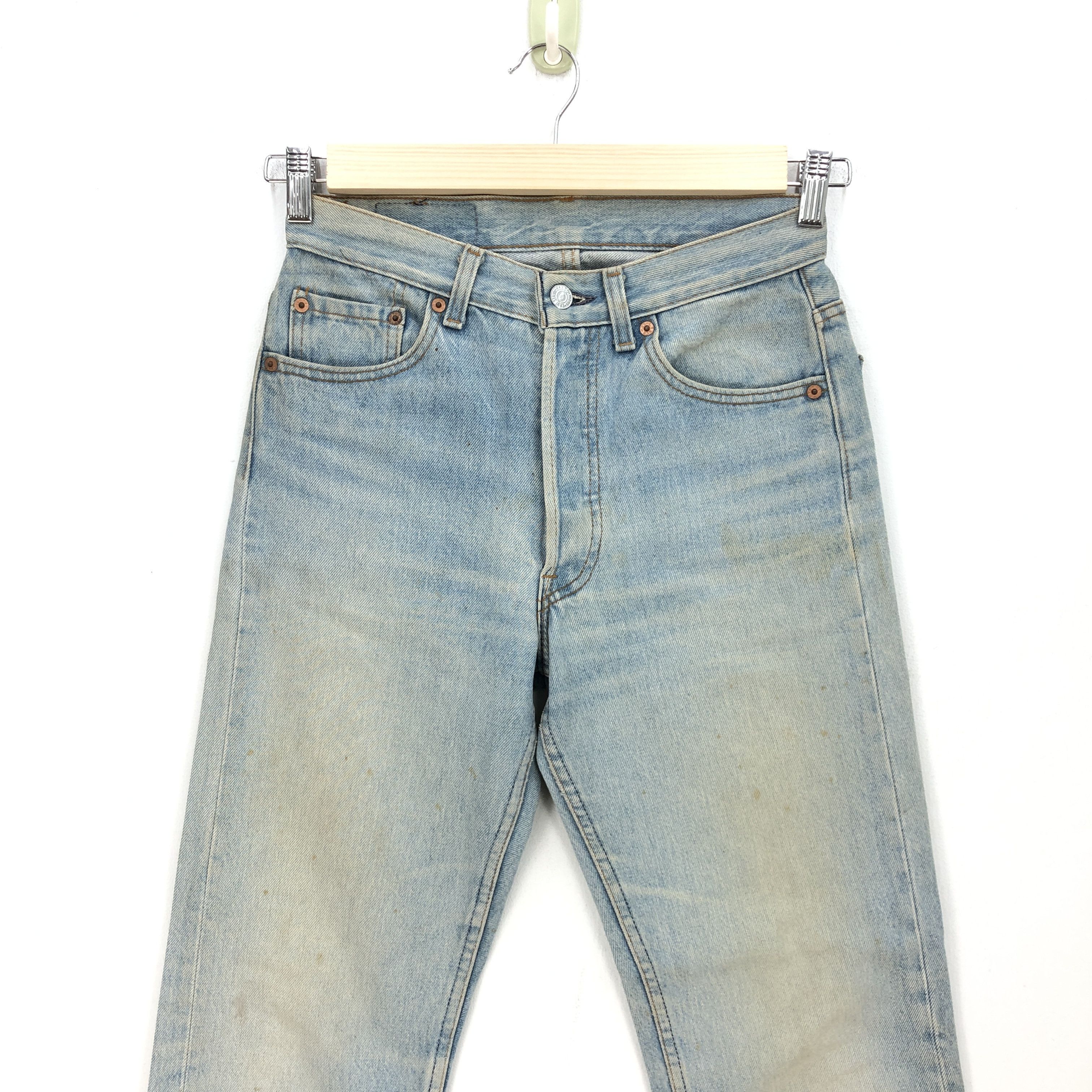 Levi's Vintage Levi's 501xx Sun Faded Jeans Levis Light Wash Denim Size 28" / US 6 / IT 42 - 3 Thumbnail