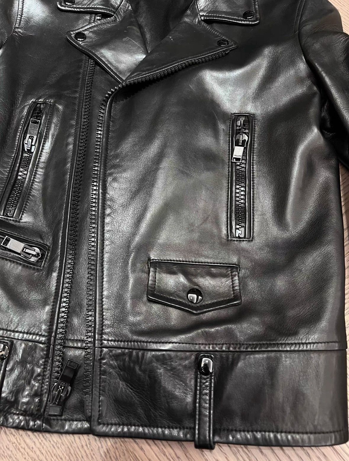 Saint Laurent Paris SaintLaurent AW15 Leather Jacket 2412-Nextarrow Size US M / EU 48-50 / 2 - 2 Thumbnail