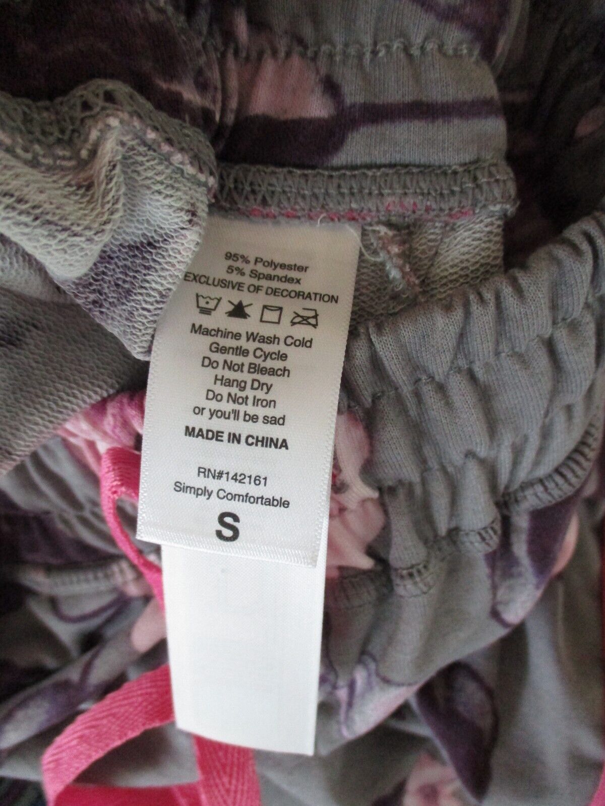 Other LuLaRoe Jax Small NWOT Gray Pink Floral & Stripe Joggers Size 30" / US 8 / IT 44 - 3 Thumbnail