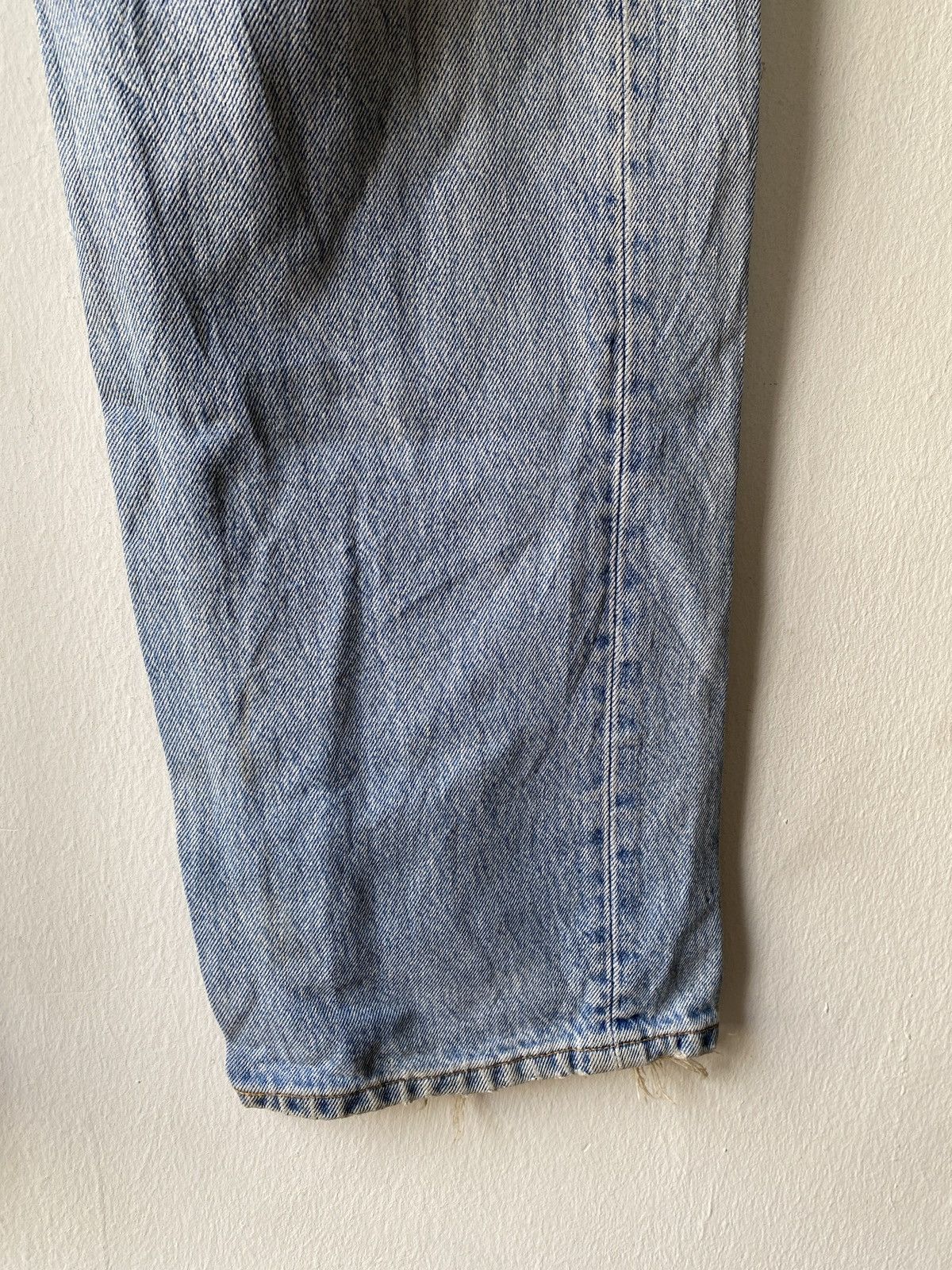 Levi's Vintage 90s Levi’s 501 Distressed Trashed Denim Size US 35 - 5 Thumbnail