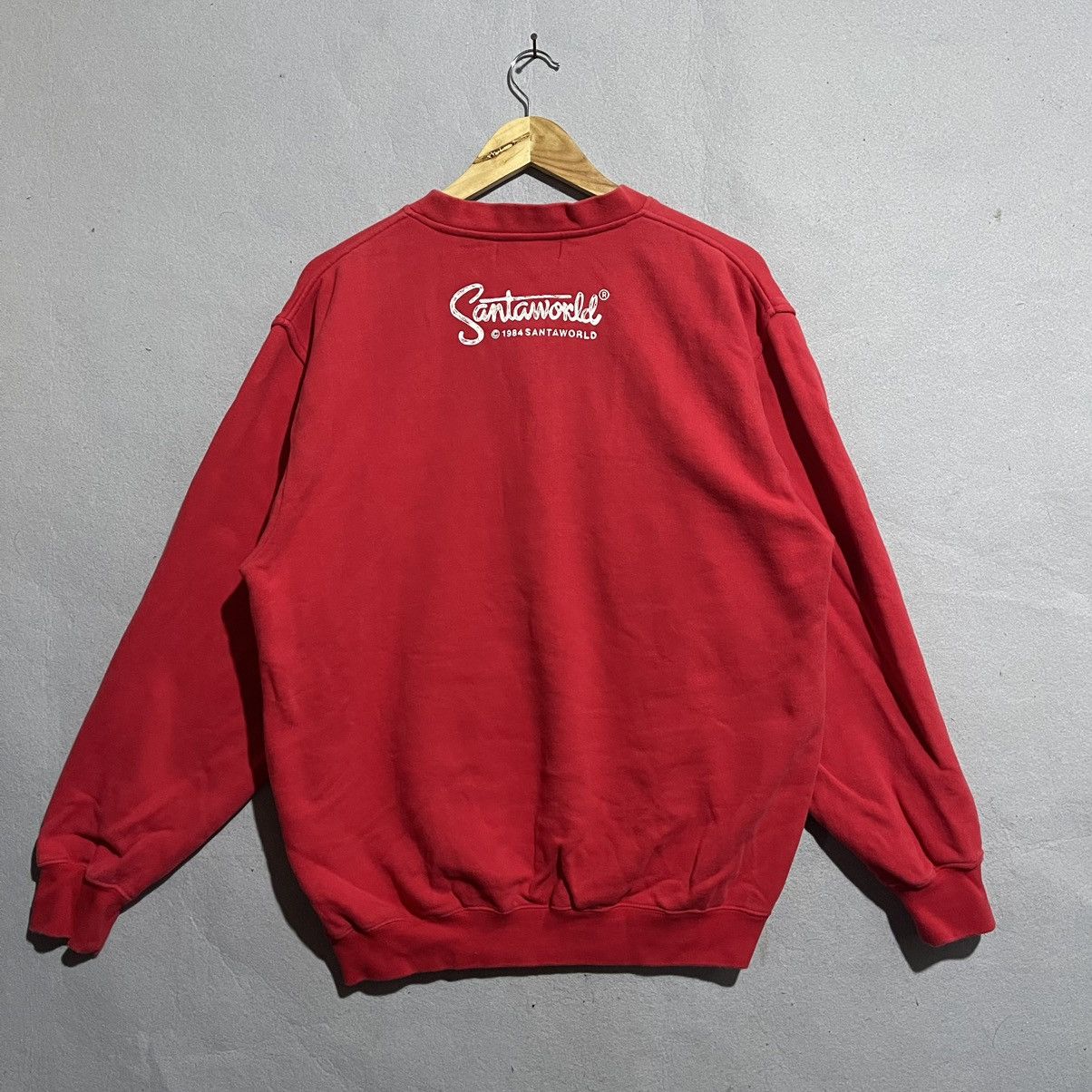 Vintage Vintage 1994 Santaworld Sweden Christmas Sweatshirt – Red Size US L / EU 52-54 / 3 - 6 Thumbnail