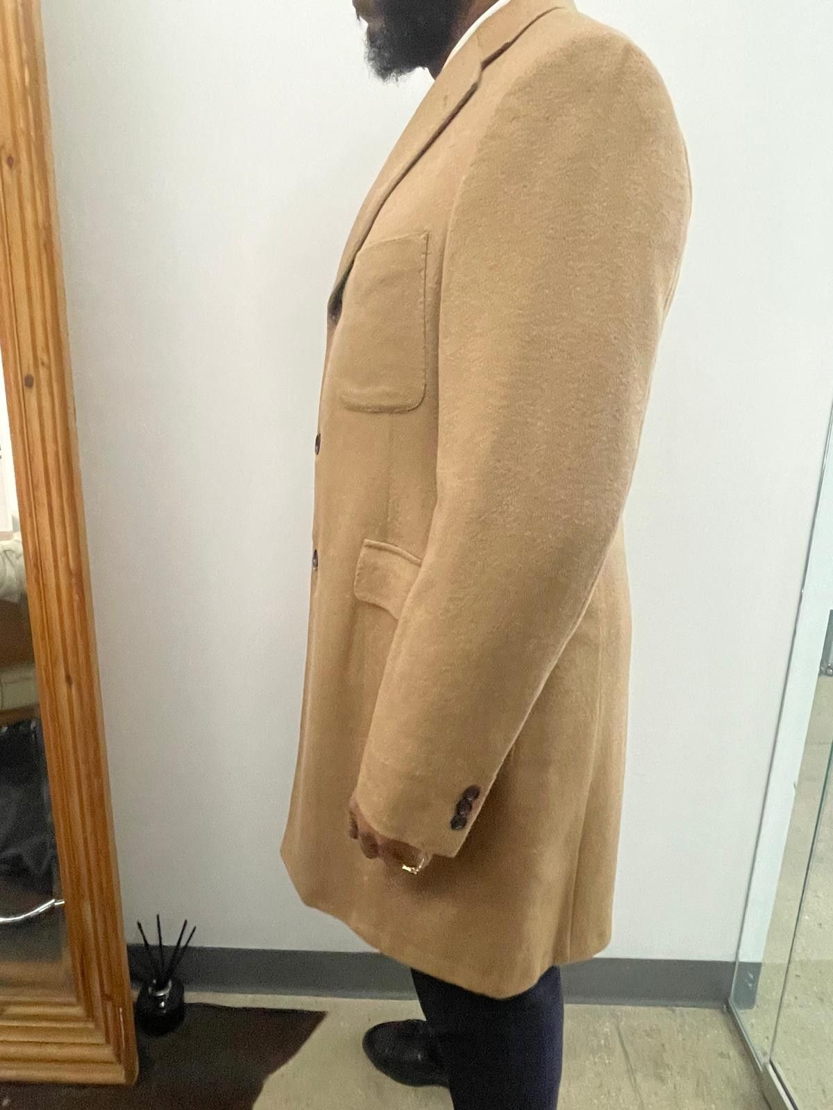 Freemans Sporting Club Camel Hair Overcoat Size US L / EU 52-54 / 3 - 3 Thumbnail