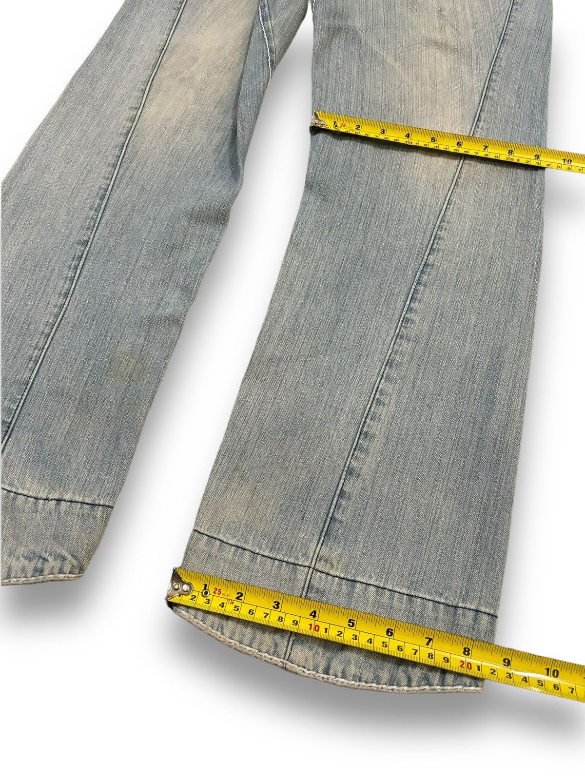 Blue Blue Japan Vintage Japanese Brand Rusty Blue Wash Loose Fit Jeans Size US 30 / EU 46 - 16 Thumbnail