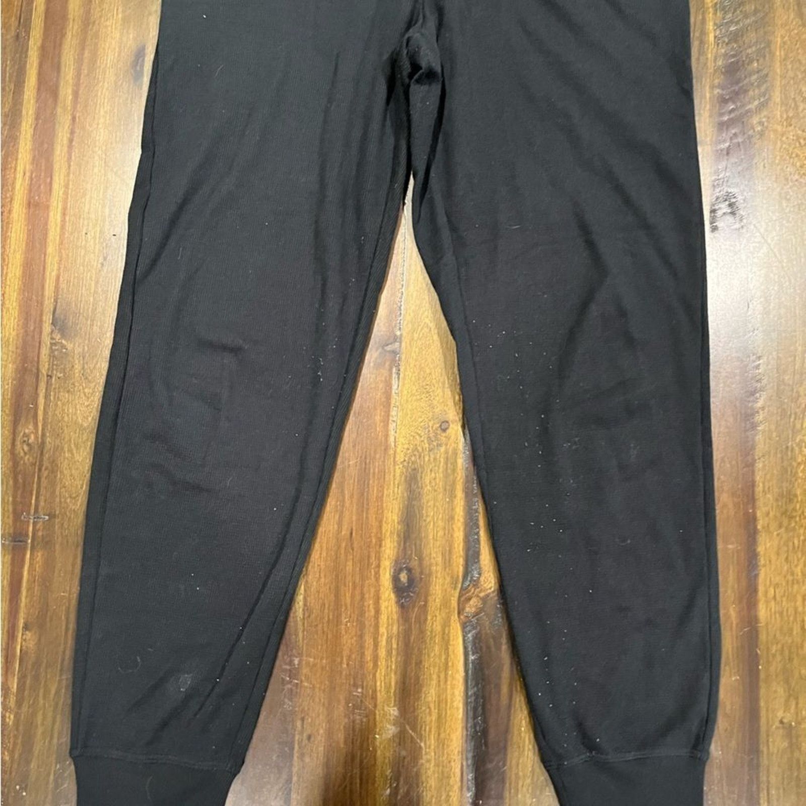 Vintage Sunday Best Aritzia Baby Waffle Jogger Black - Medium Size 26" / US 2 / IT 38 - 2 Thumbnail