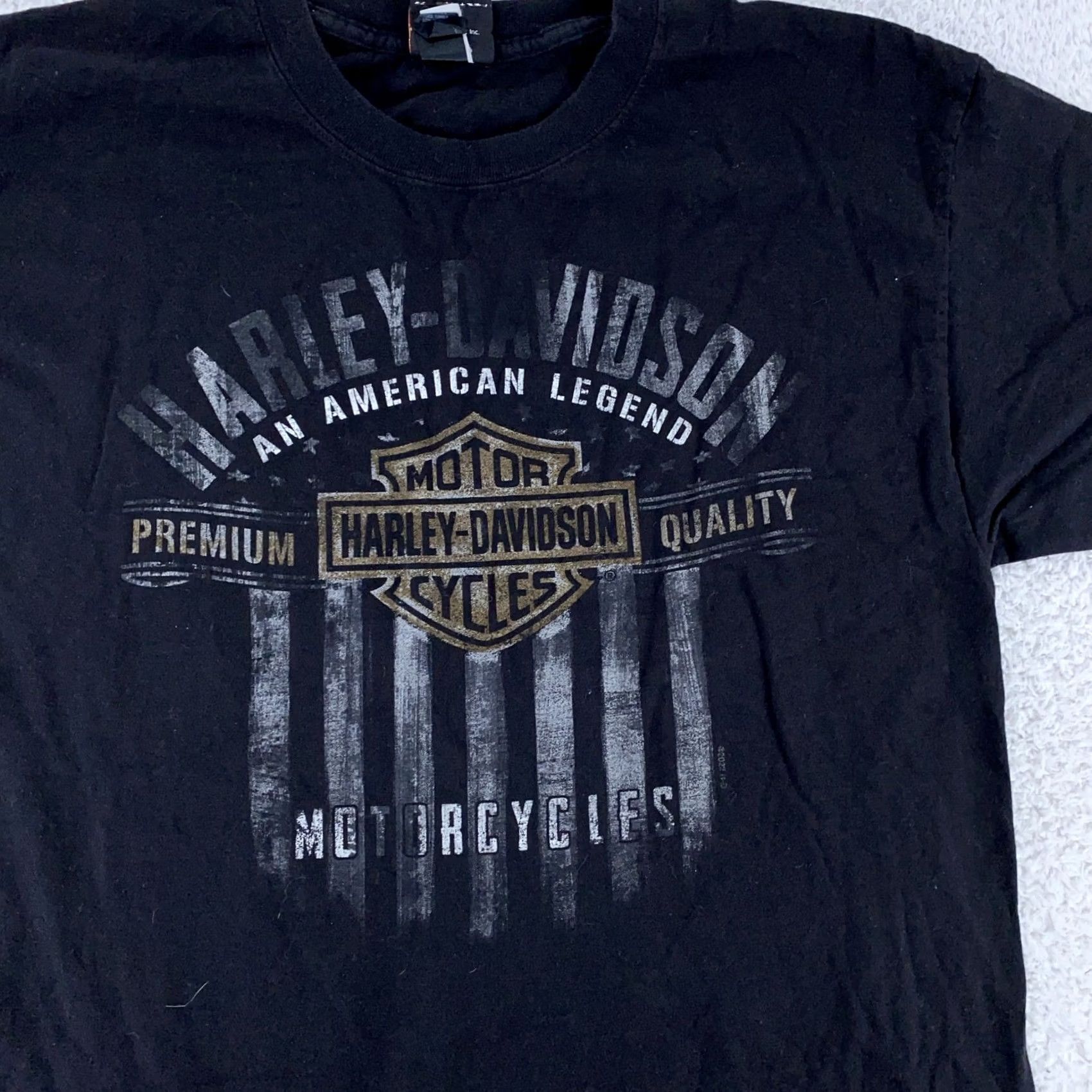 Harley Davidson Harley-Davidson Shirt Mens Large Garden State Bar & Shield Morris Plains NJ Shirt Mens L Black Graphic Print 90s Theme Logo Collectible Mens Size US L / EU 52-54 / 3 - 2 Thumbnail