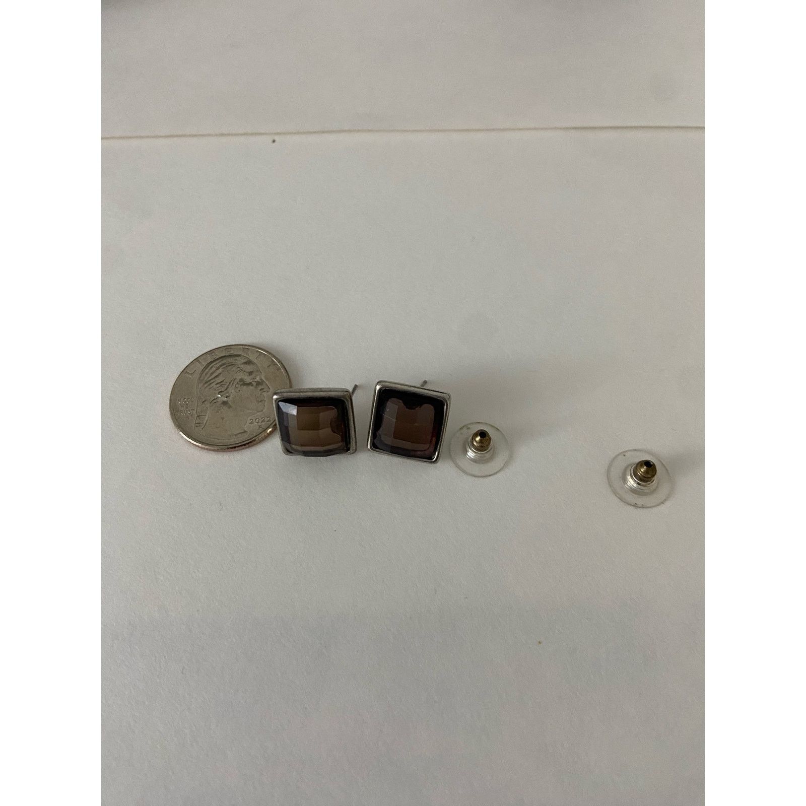 Other brown square earrings Size ONE SIZE - 4 Thumbnail