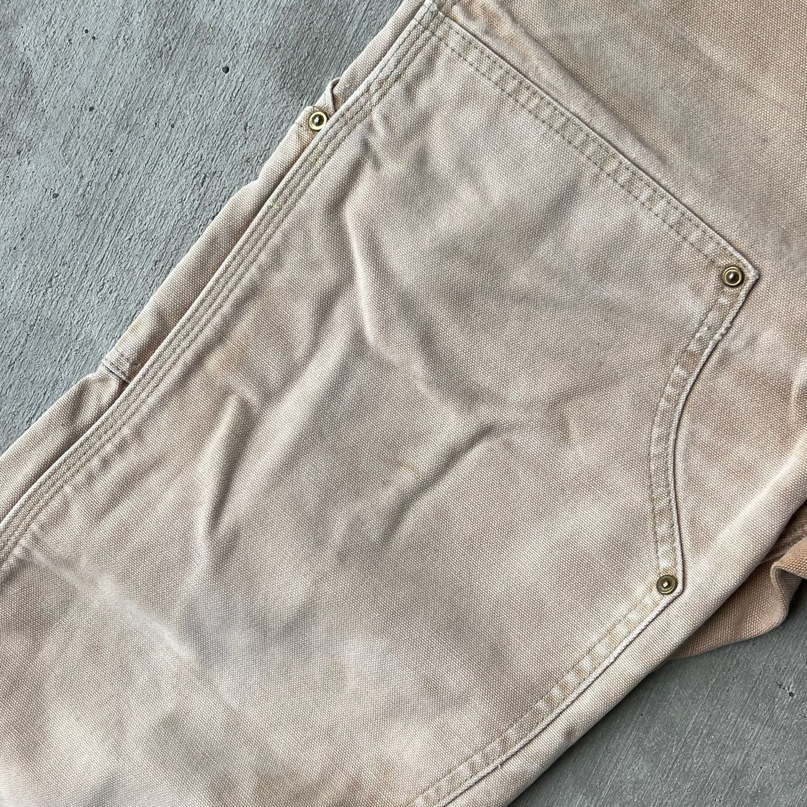 Carhartt × Vintage Carhartt faded brown double knee work wear carpenter pants Size US 29 - 8 Thumbnail