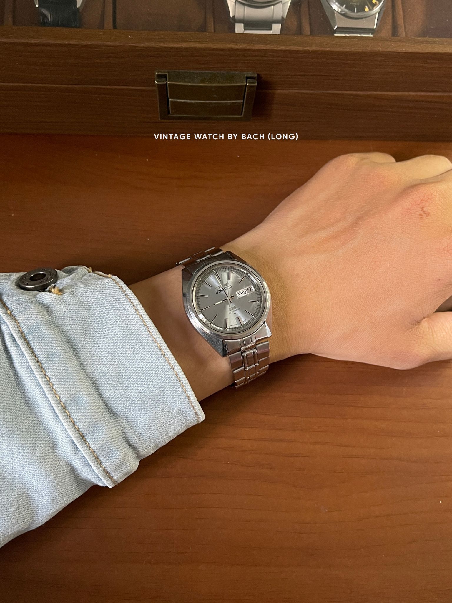 Seiko Seiko 5 Actus 6106-7510 Metallic Gray Dial (Automatic) Size ONE SIZE - 8 Thumbnail