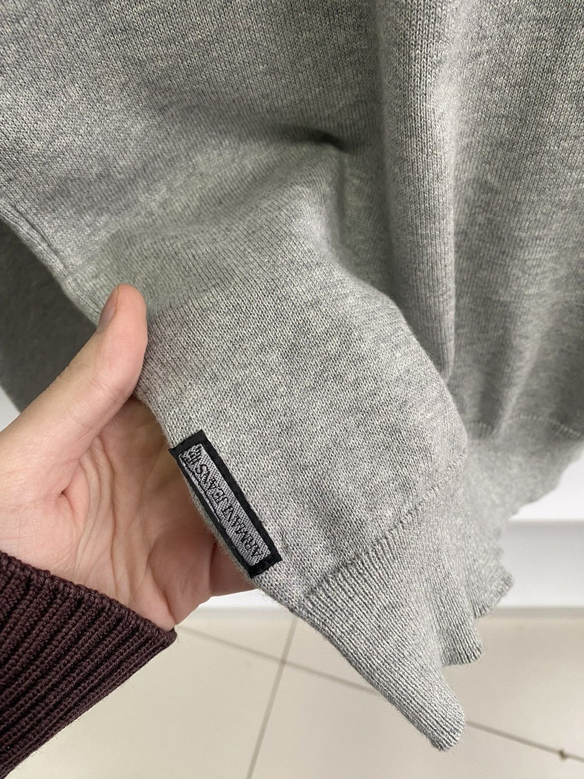 Armani × Vintage Vintage Armani Jeans Luxury Streetwear Zip Sweatshirt Size US XL / EU 56 / 4 - 13 Thumbnail