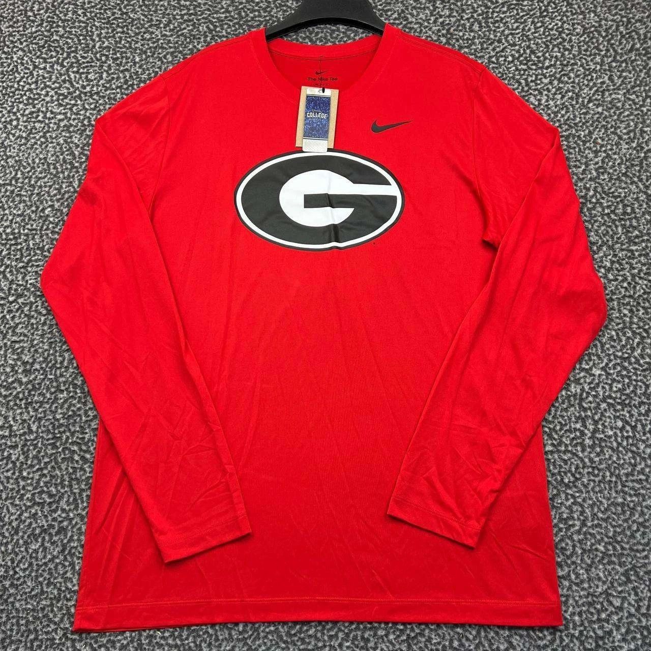Nike Nike Dri-Fit Shirt Men Red Georgia Bulldogs Crew Neck New L Size US L / EU 52-54 / 3 - 1 Thumbnail