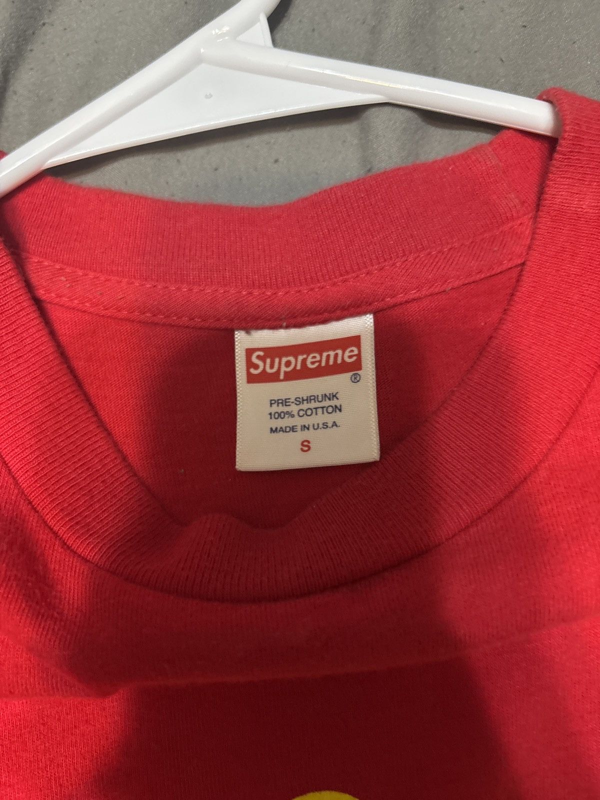 Supreme Red supreme tee Size US S / EU 44-46 / 1 - 3 Thumbnail