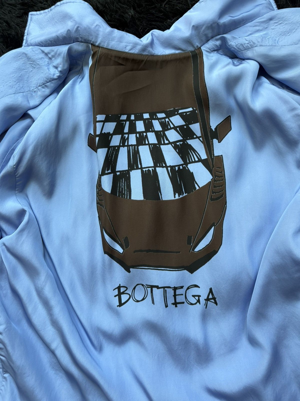 Bottega Veneta Lamborghini Silk Padded Shirt Fall 2021 Size US L / EU 52-54 / 3 - 5 Thumbnail