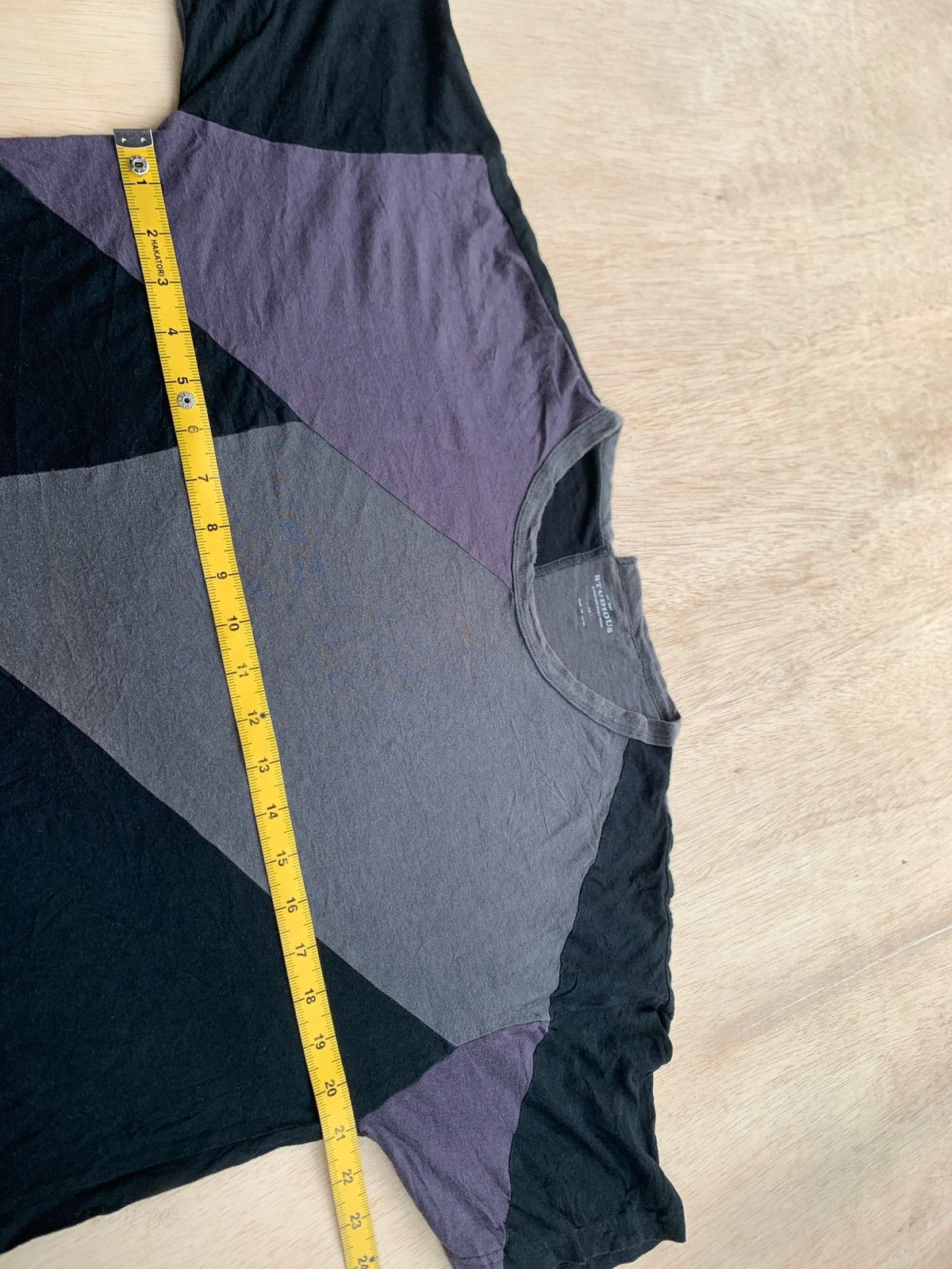 Japanese Brand × STUDIOUS Japanese Patchwork Studious Tshirt Size US M / EU 48-50 / 2 - 6 Thumbnail
