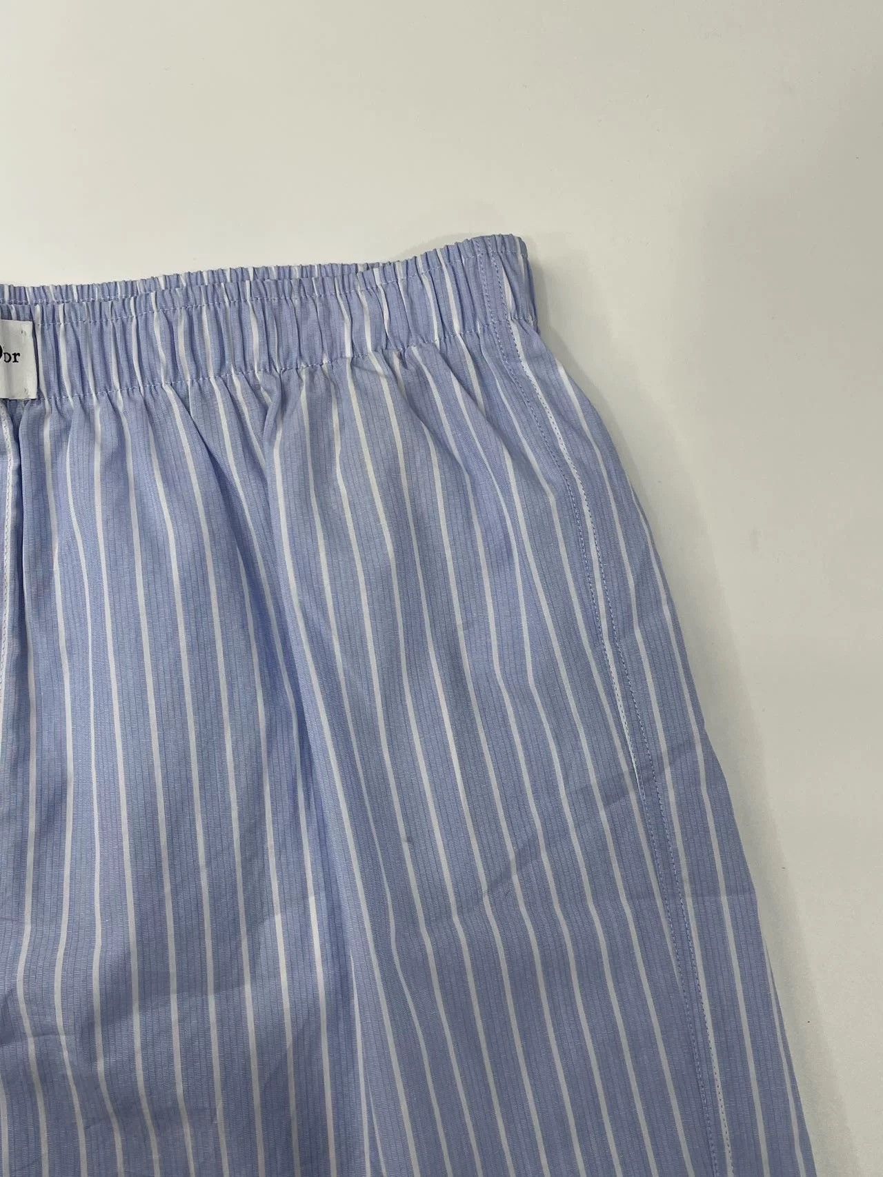 Dior Dior Size LBlue and white striped shorts Size US 32 / EU 48 - 8 Thumbnail