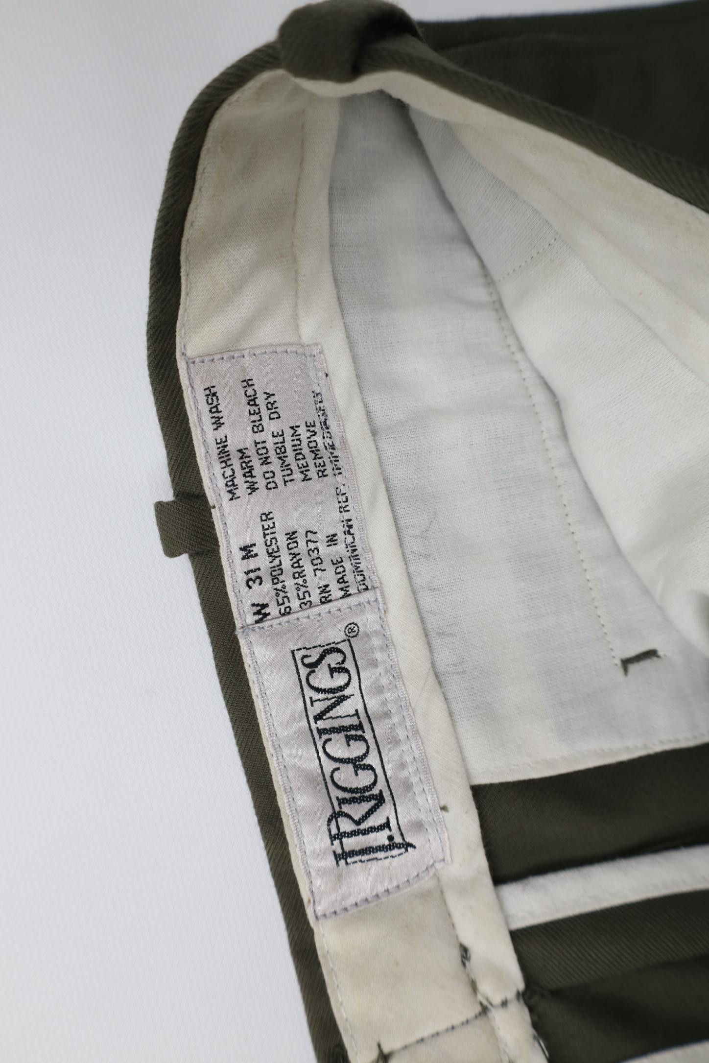 Vintage Vintage 90s Streetwear Gabardine Blend Knit Chino Pants Size US 31 - 7 Thumbnail
