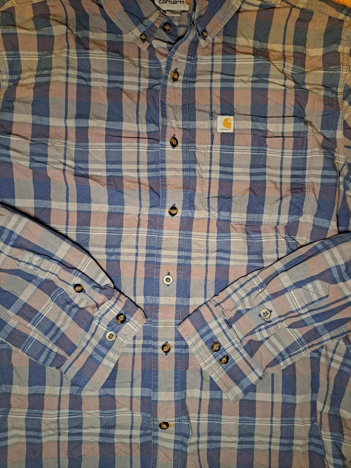 Carhartt Carhartt Button Up Shirt Large Multicolor Plaid Cotton Size US L / EU 52-54 / 3 - 5 Thumbnail