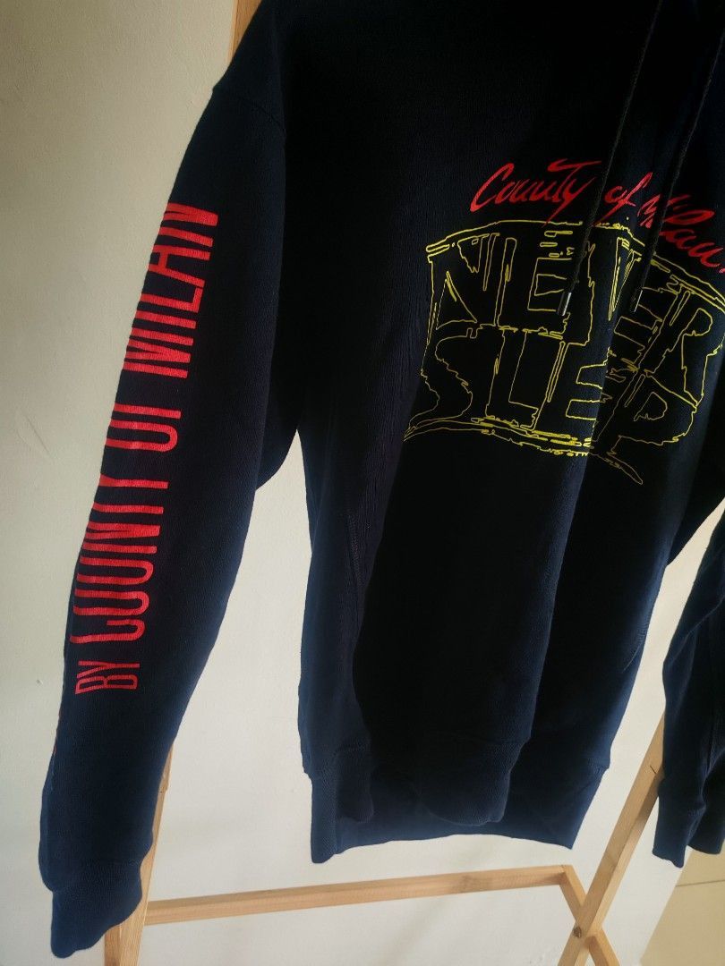Marcelo Burlon Marcelo Burlon Black Cat Hoodie Never Sleep Size US M / EU 48-50 / 2 - 3 Thumbnail